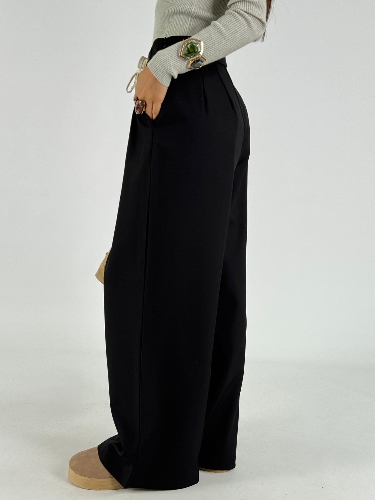 Pantalone laccetto nero