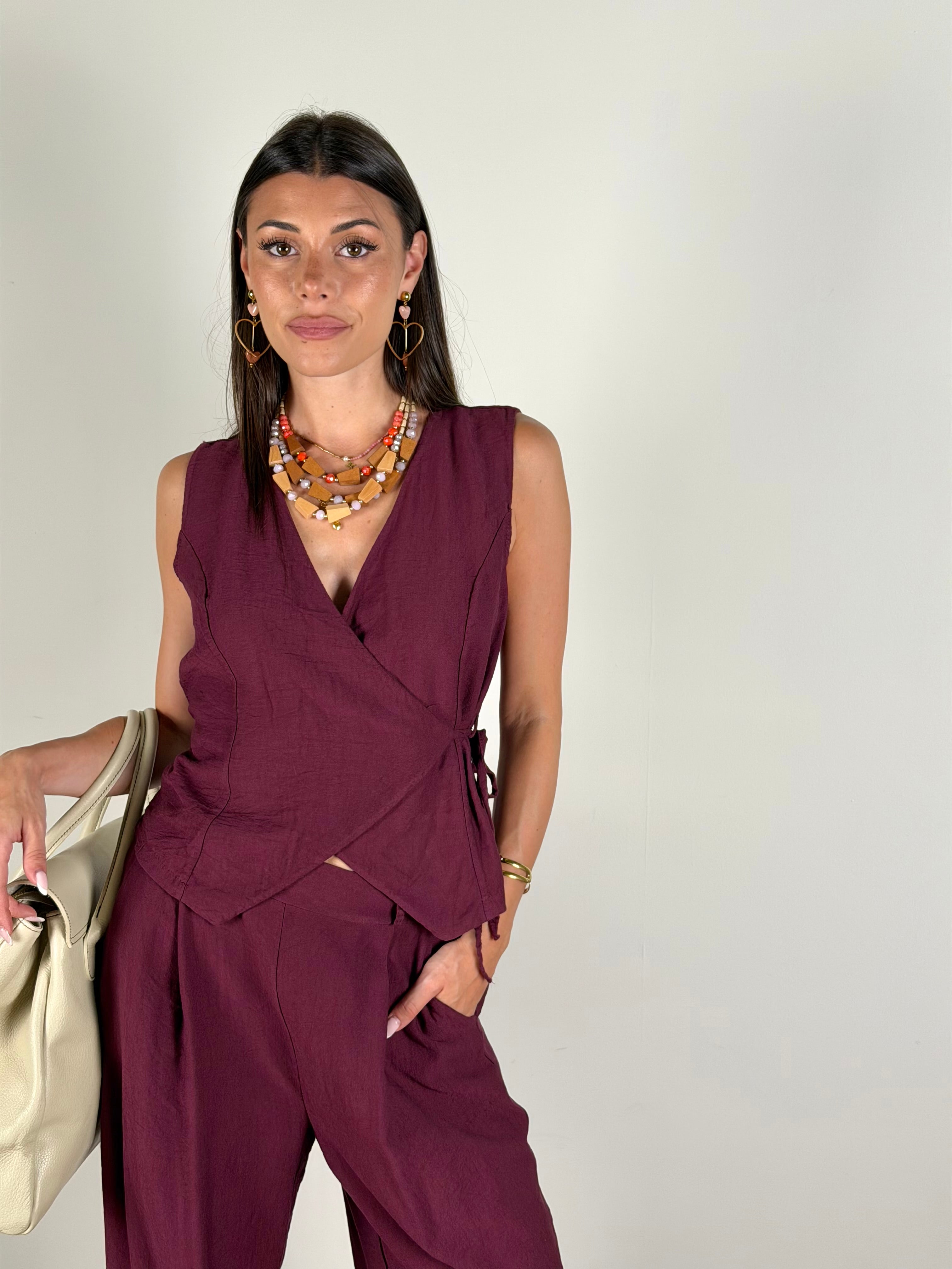 Completo Zulema bordeaux