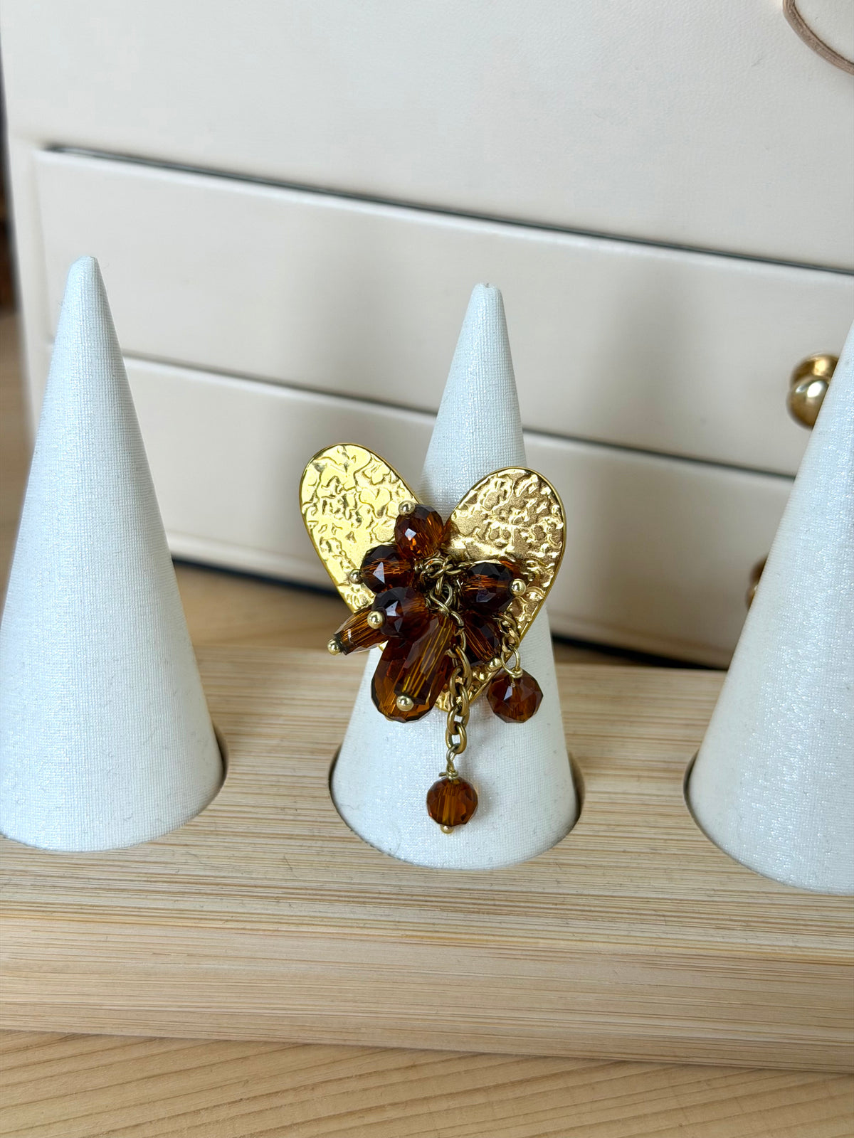 Anello cuore - Collezione champagne