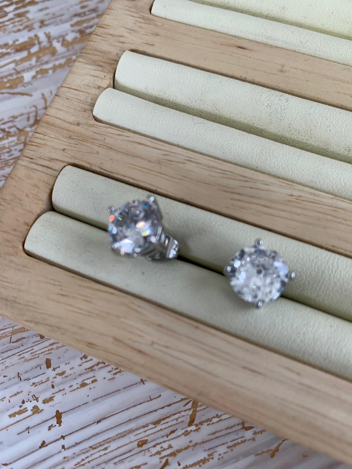 ORECCHINI shining punto luce medio