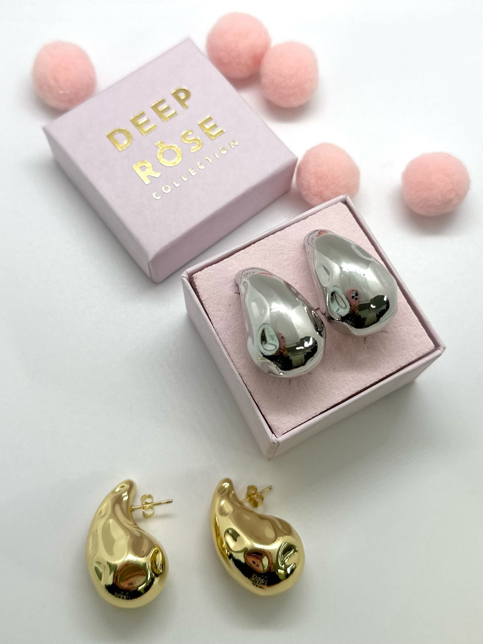 Orecchini maxi goccia stone