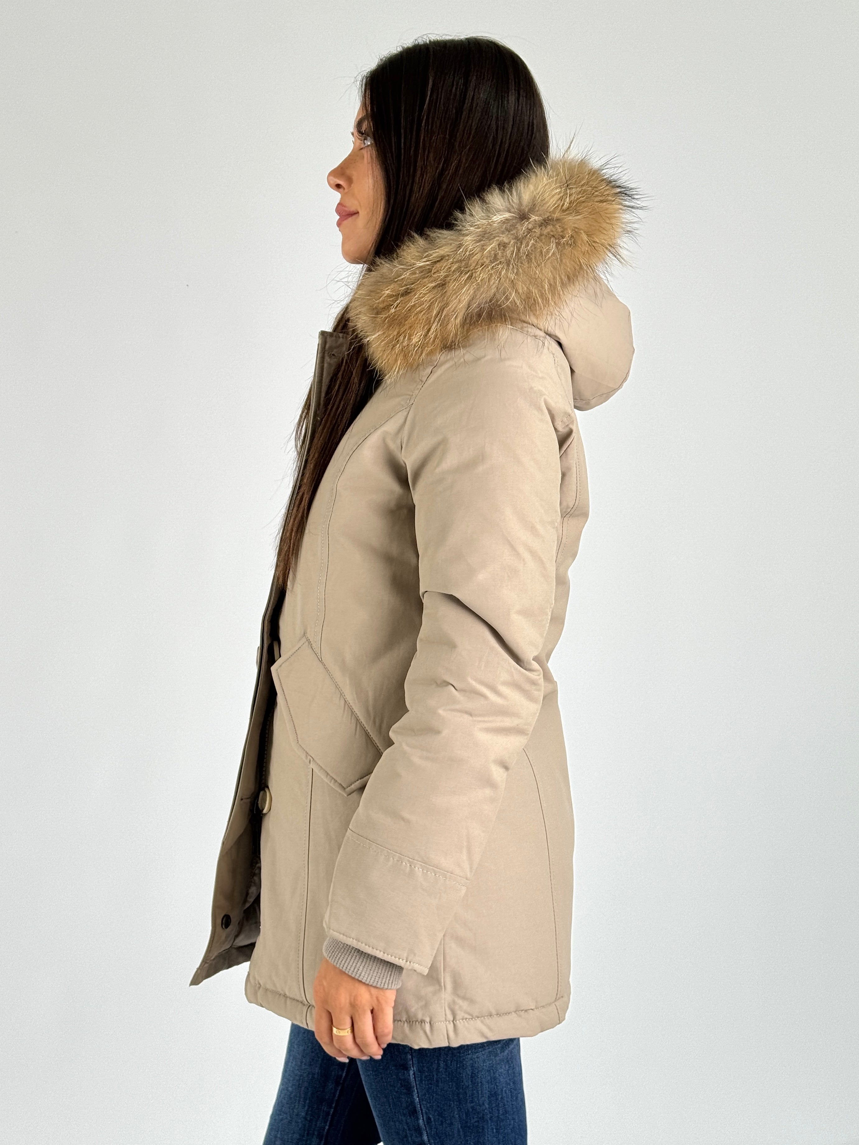 Giaccone Parka beige