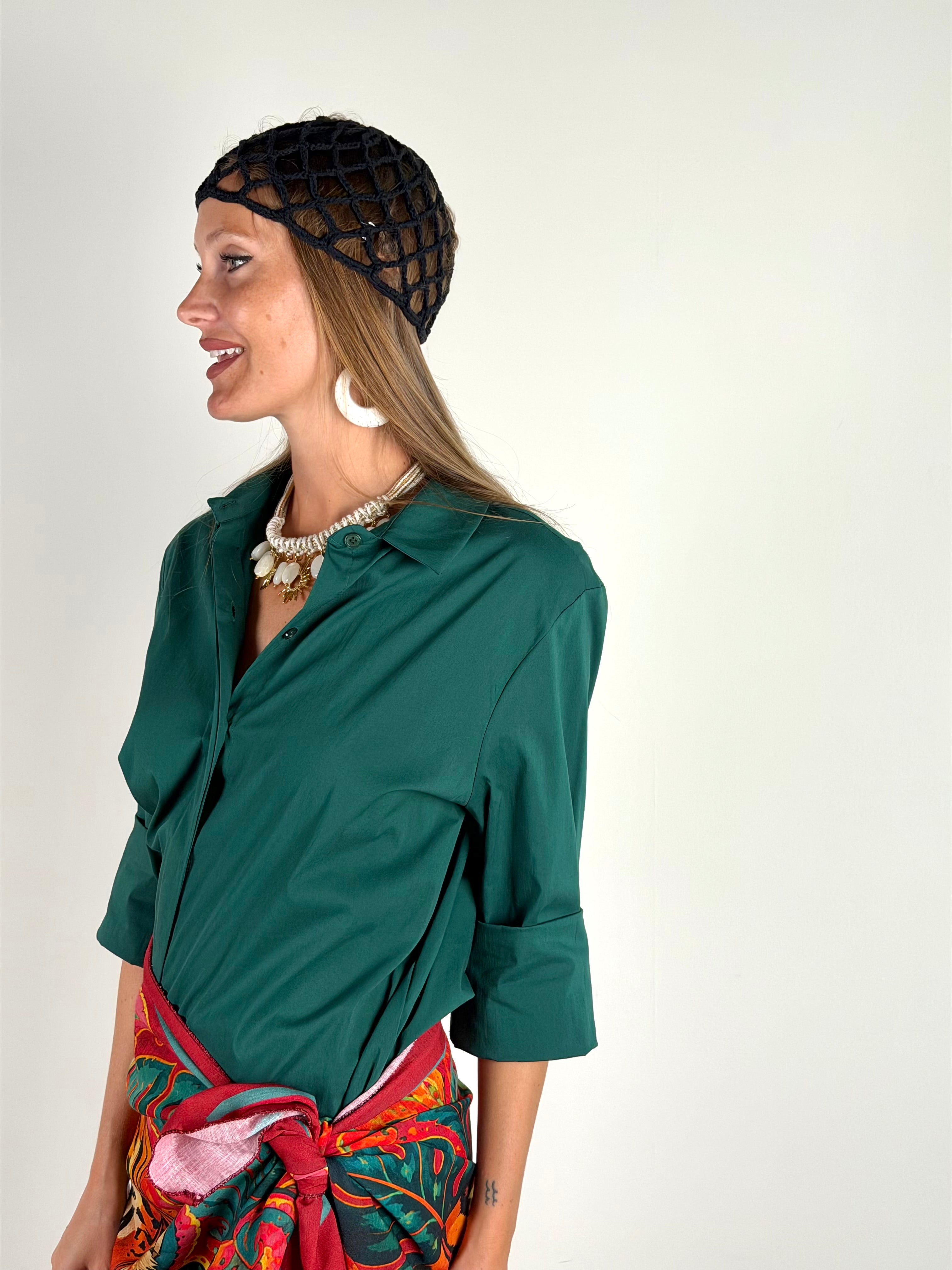 Camicia Prince verde petrolio