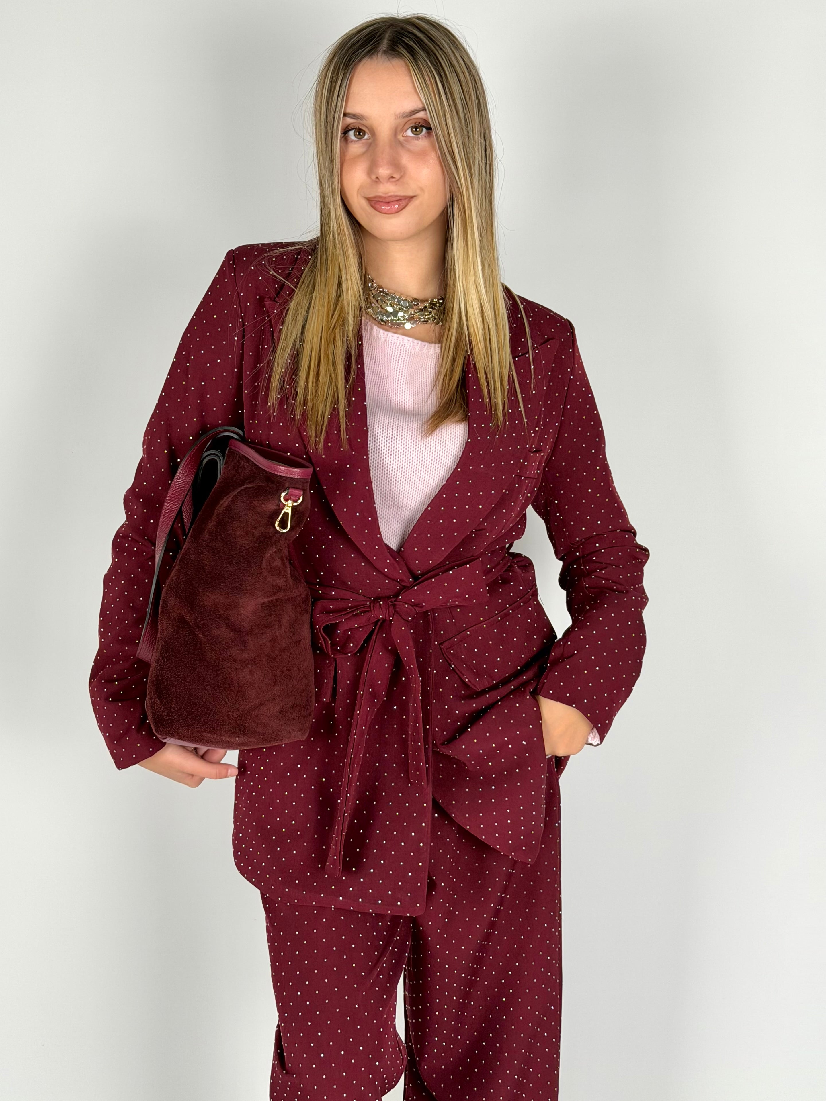 Completo zirconi bordeaux