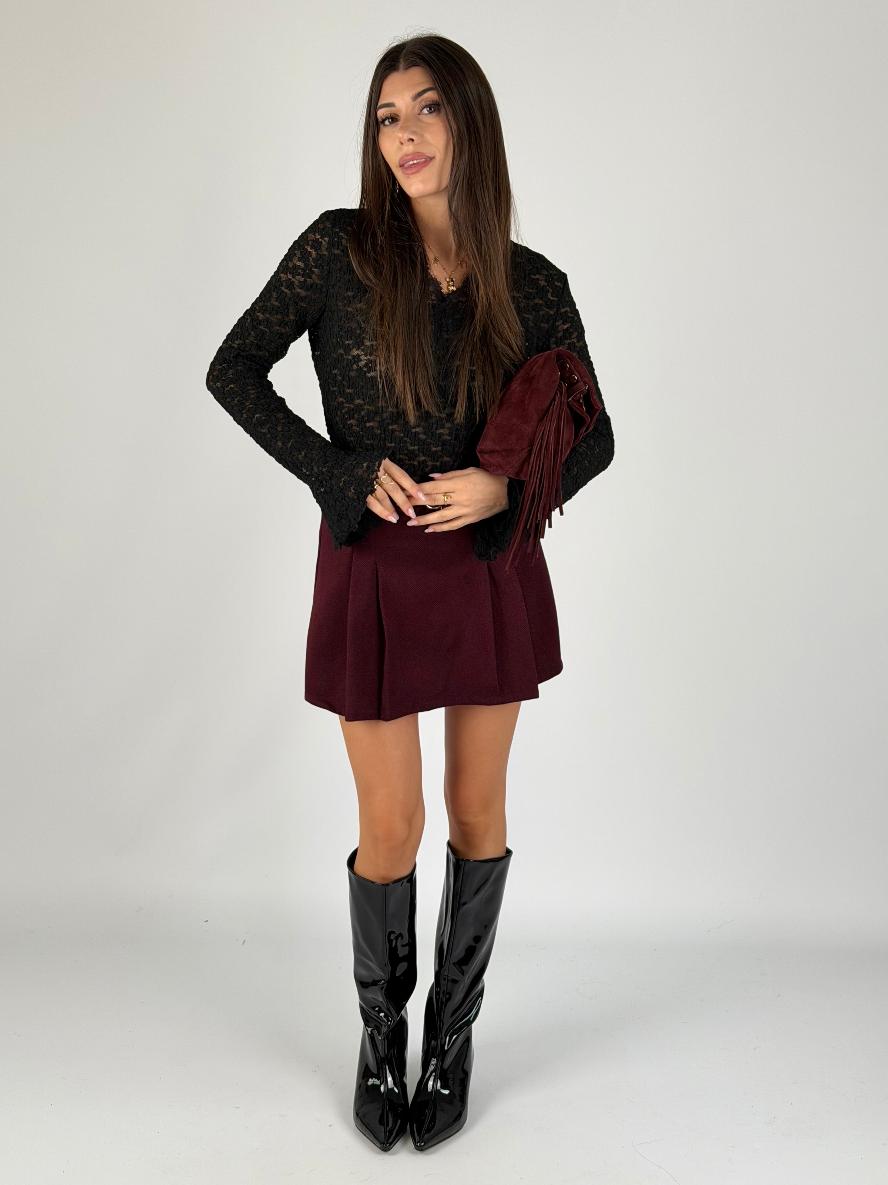 Short Blair bordeaux