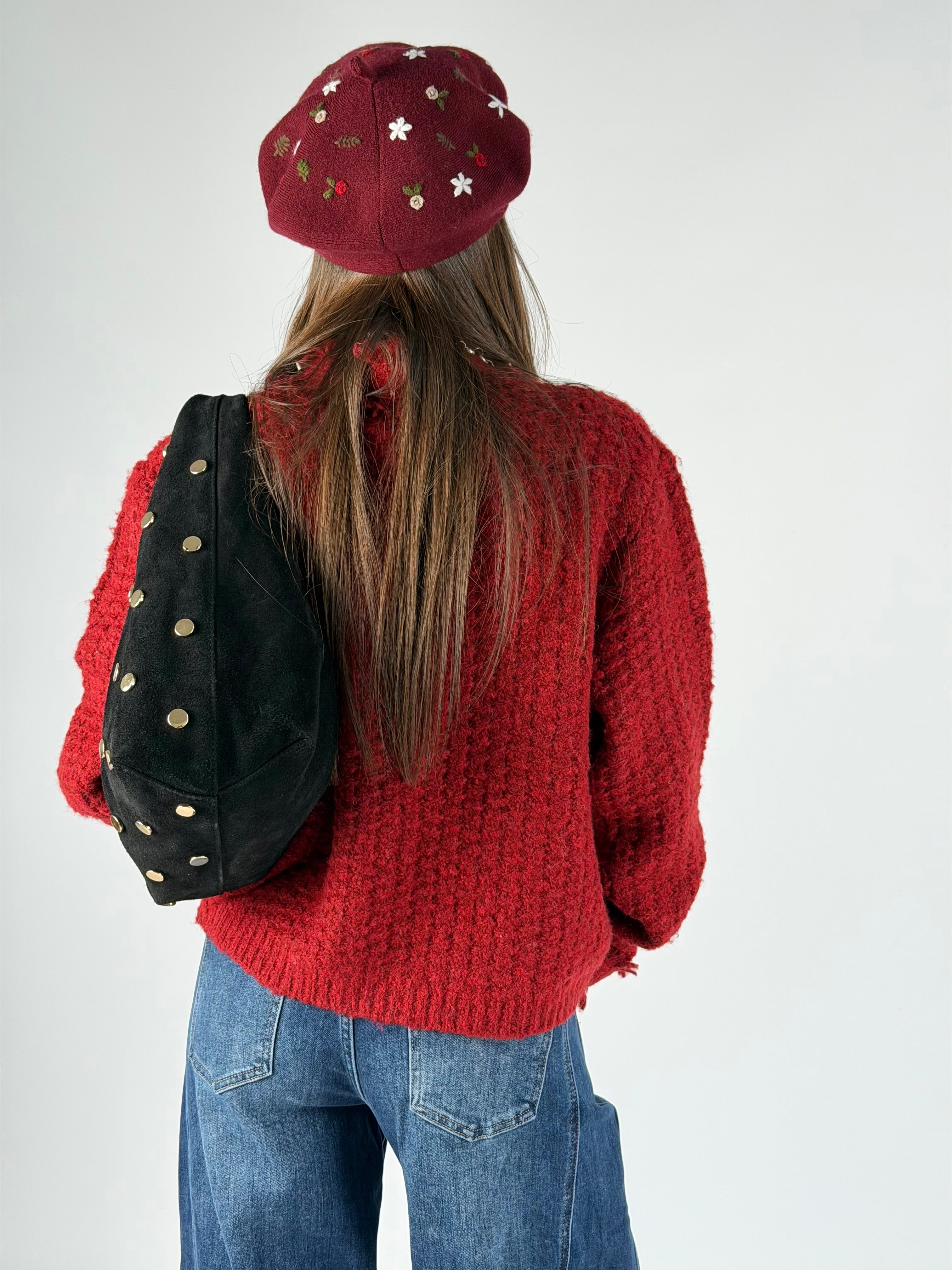 Maglia Jenna bordeaux