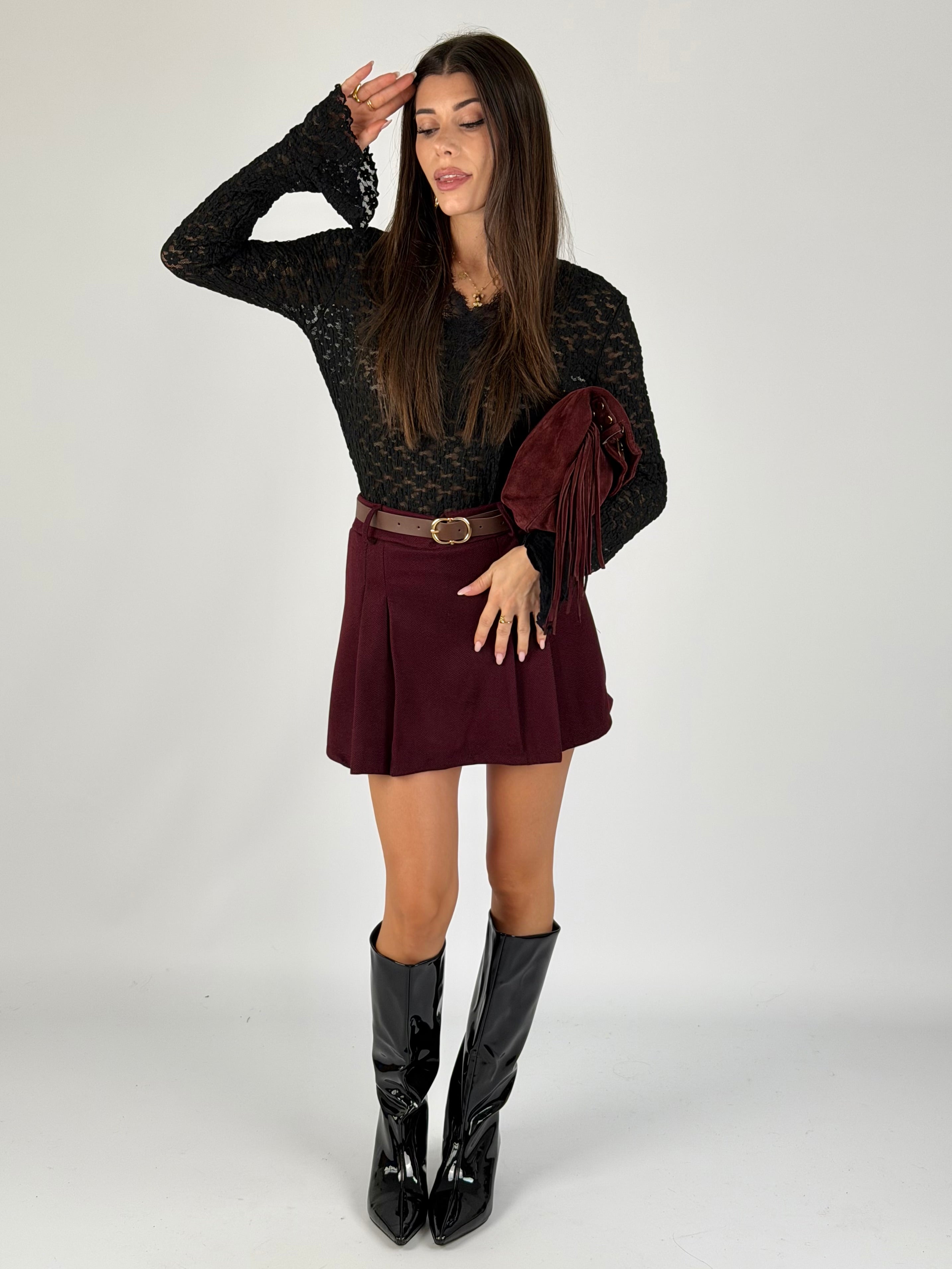 Short Blair bordeaux