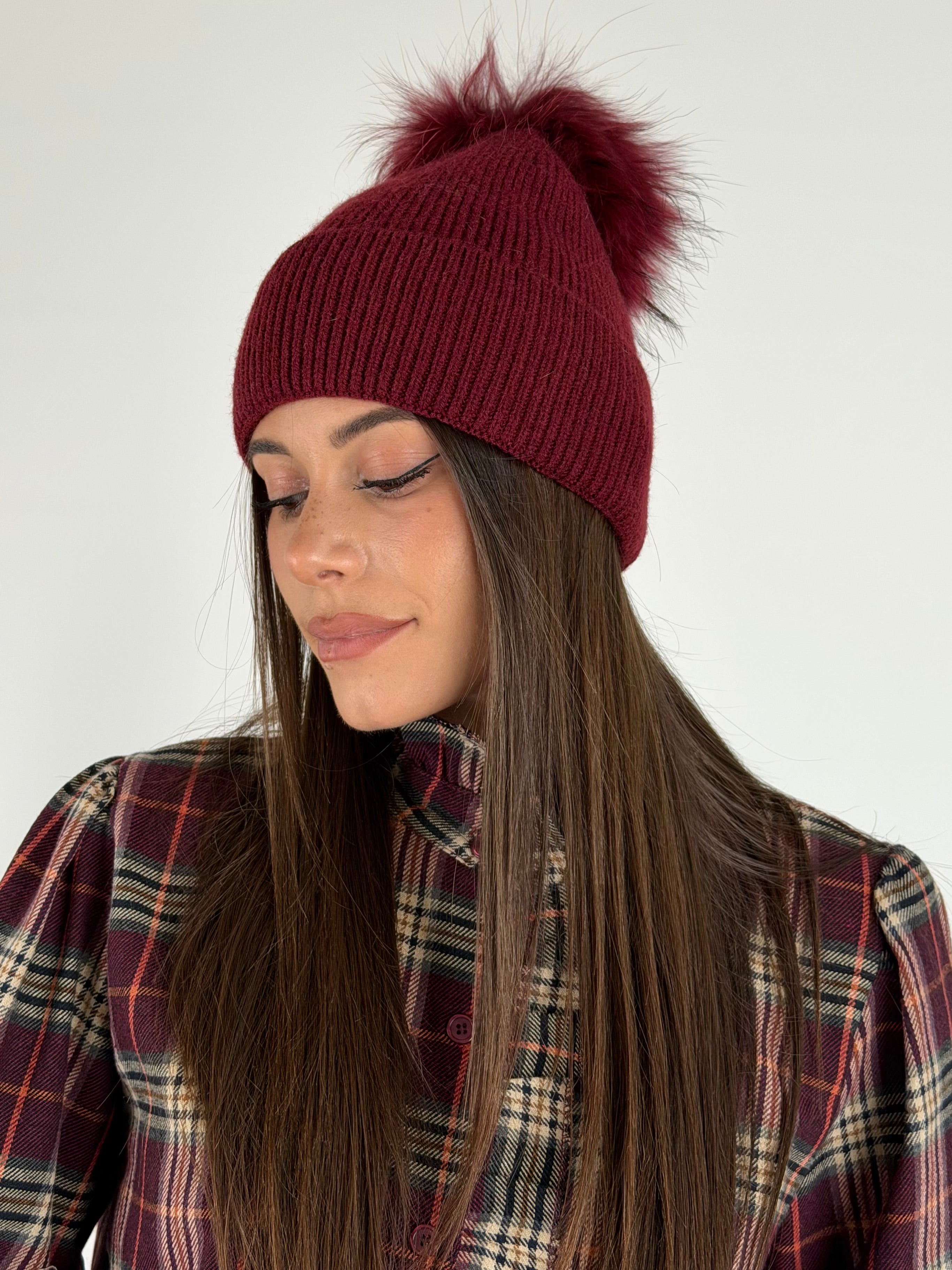 Cappello pon pon - 5 colori