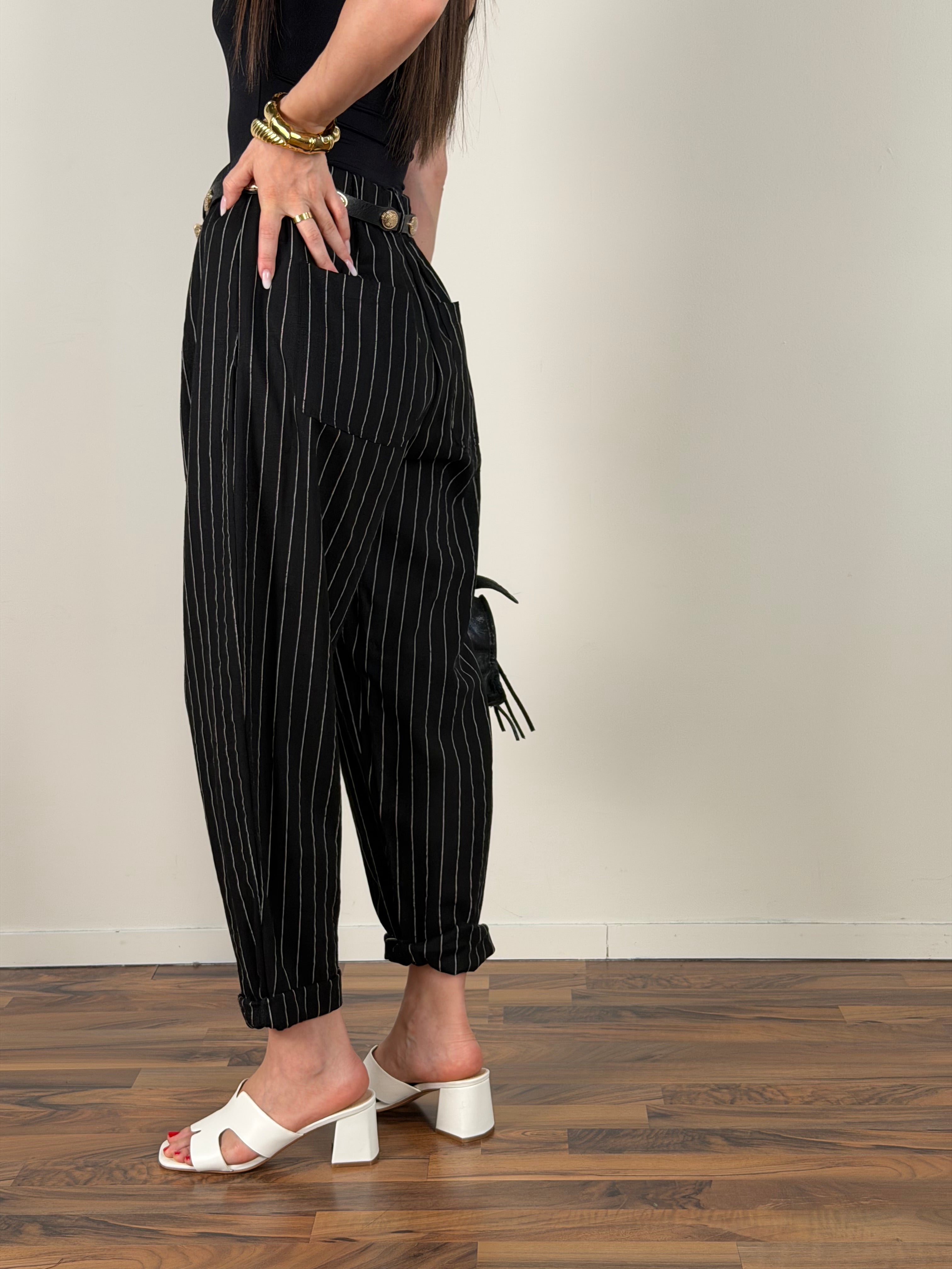 Pantalone David nero