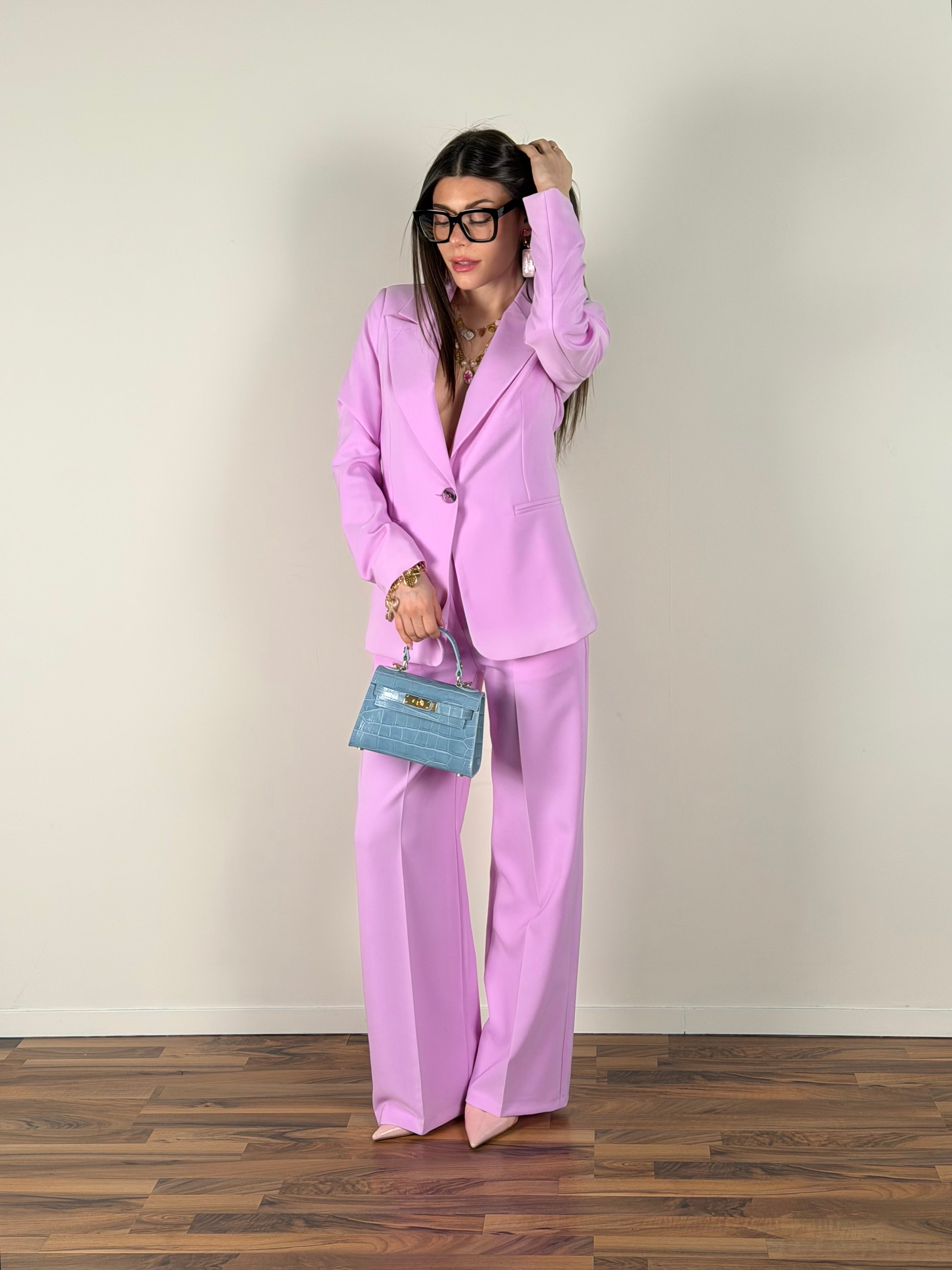 Completo elodie palazzo rosa bubble