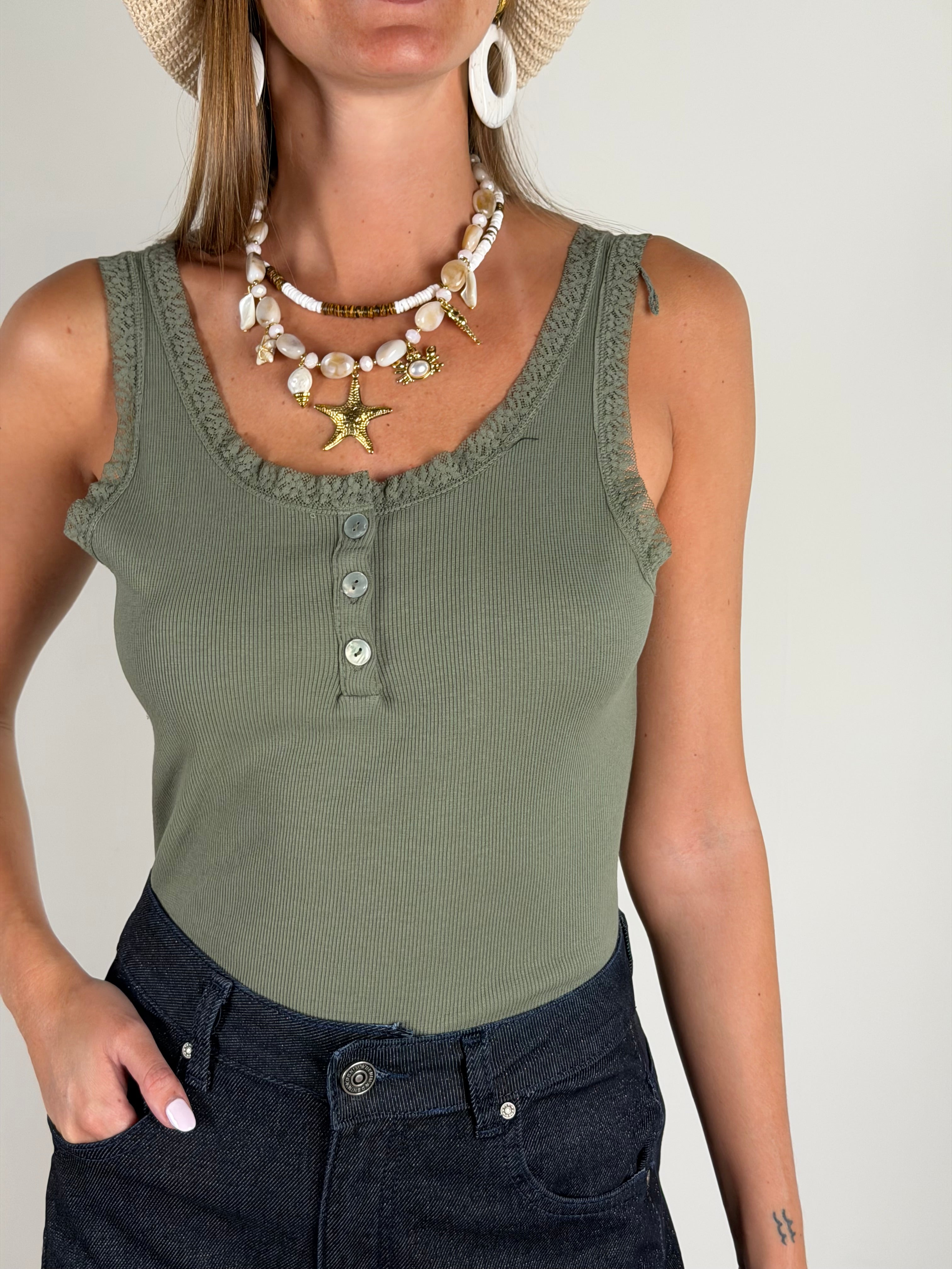 Top Coralline verde