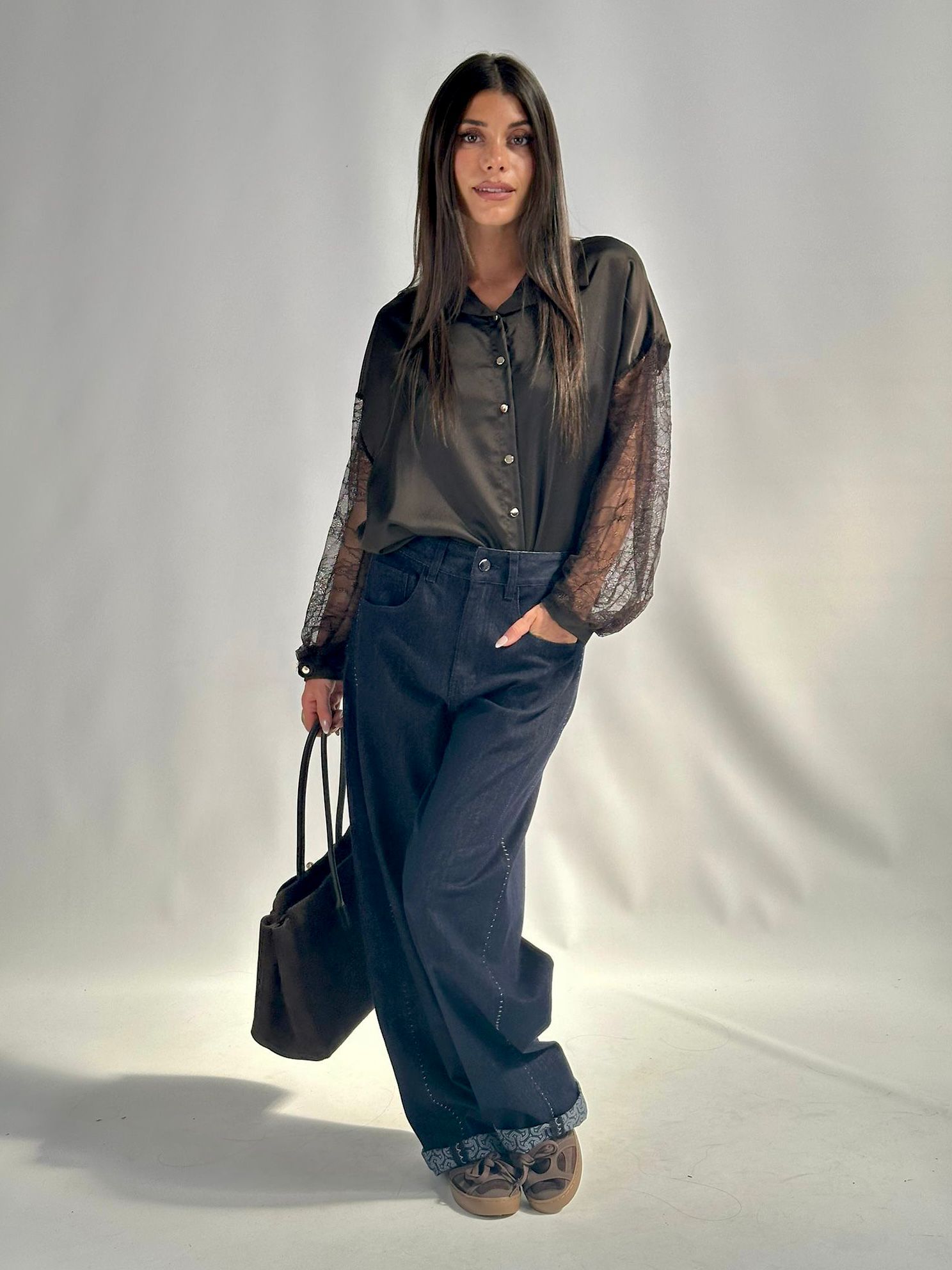 Jeans dettagli laterali