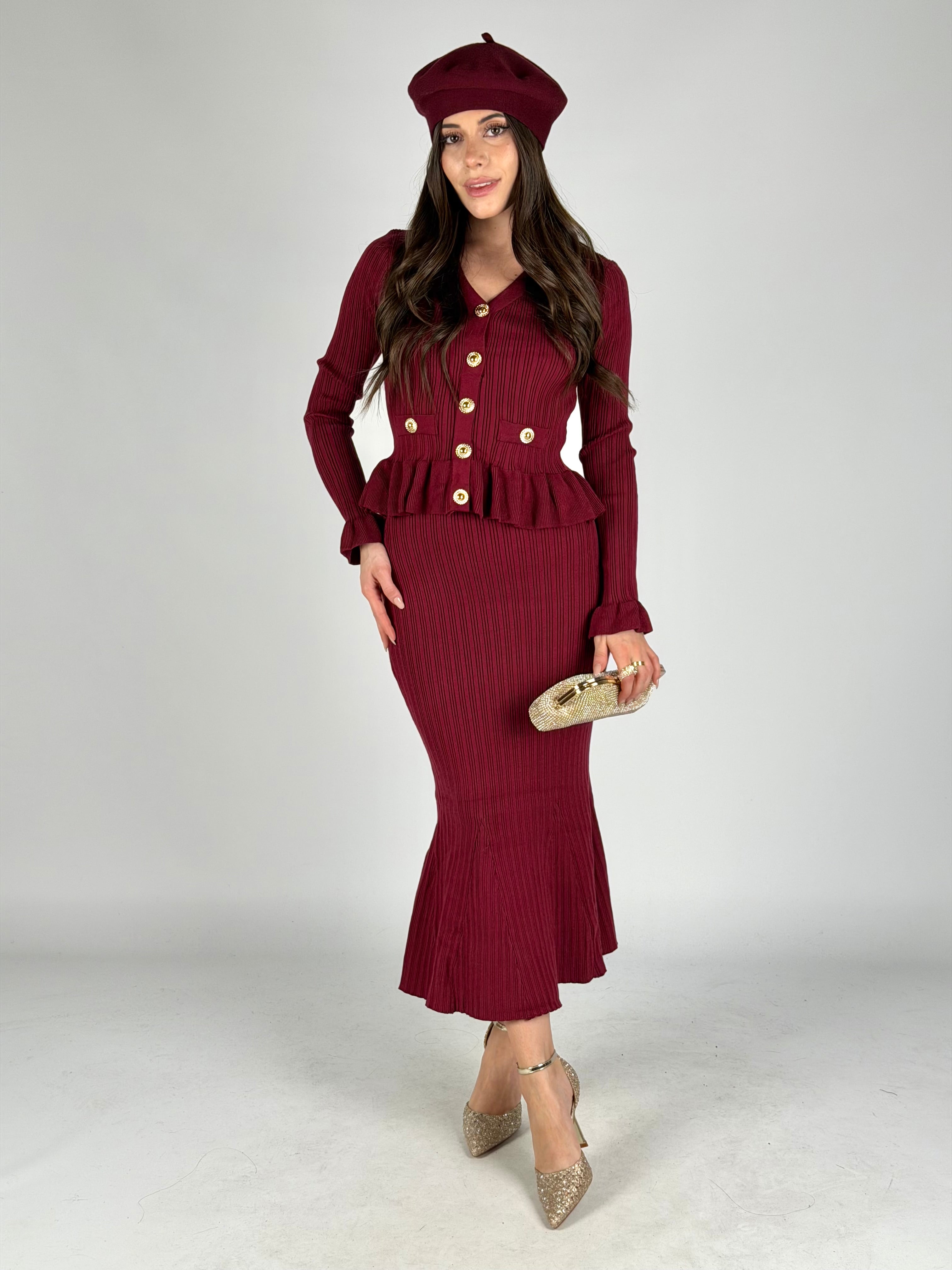 Set completo Cindy bordeaux