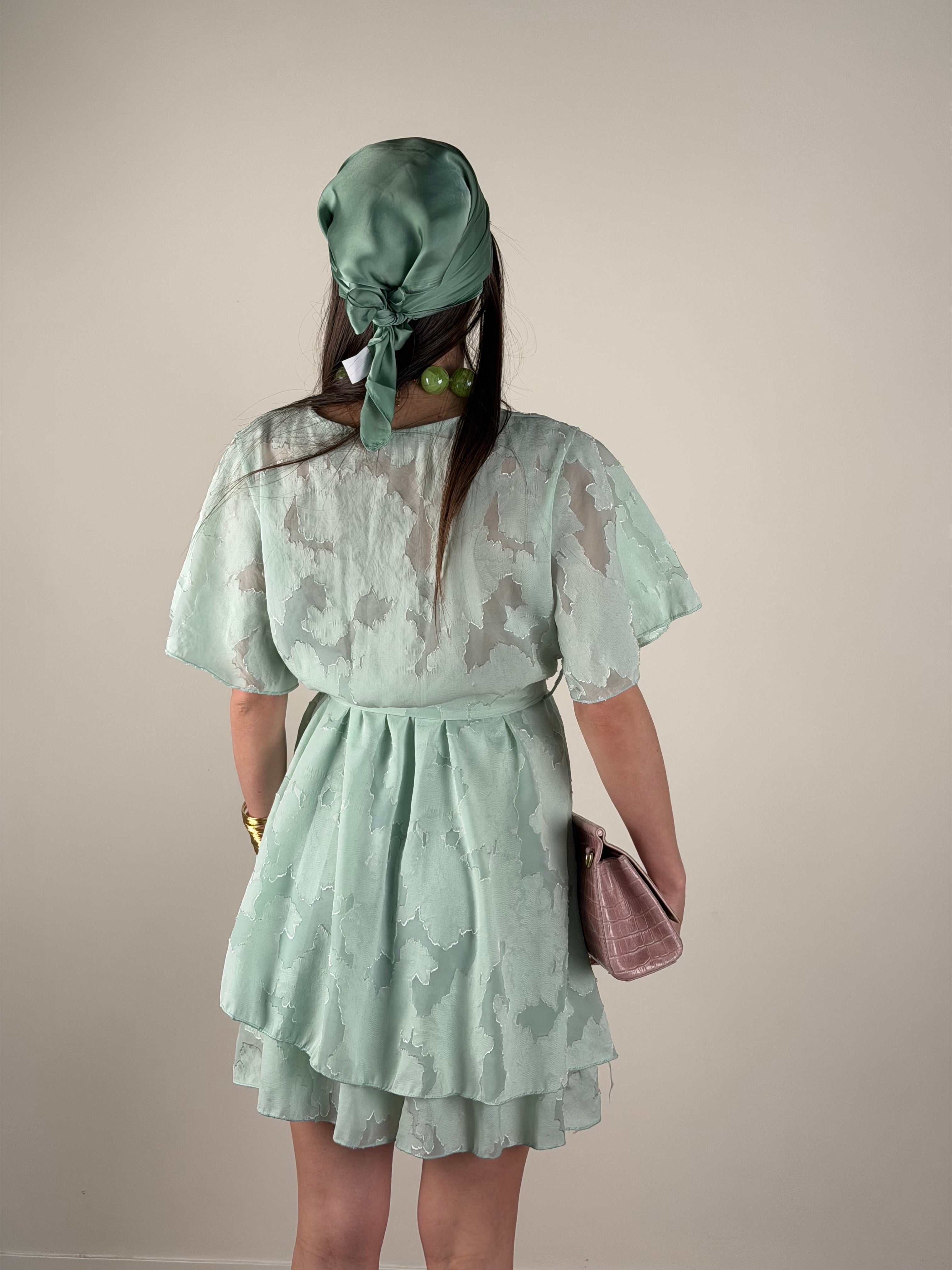 Abito Boho verde