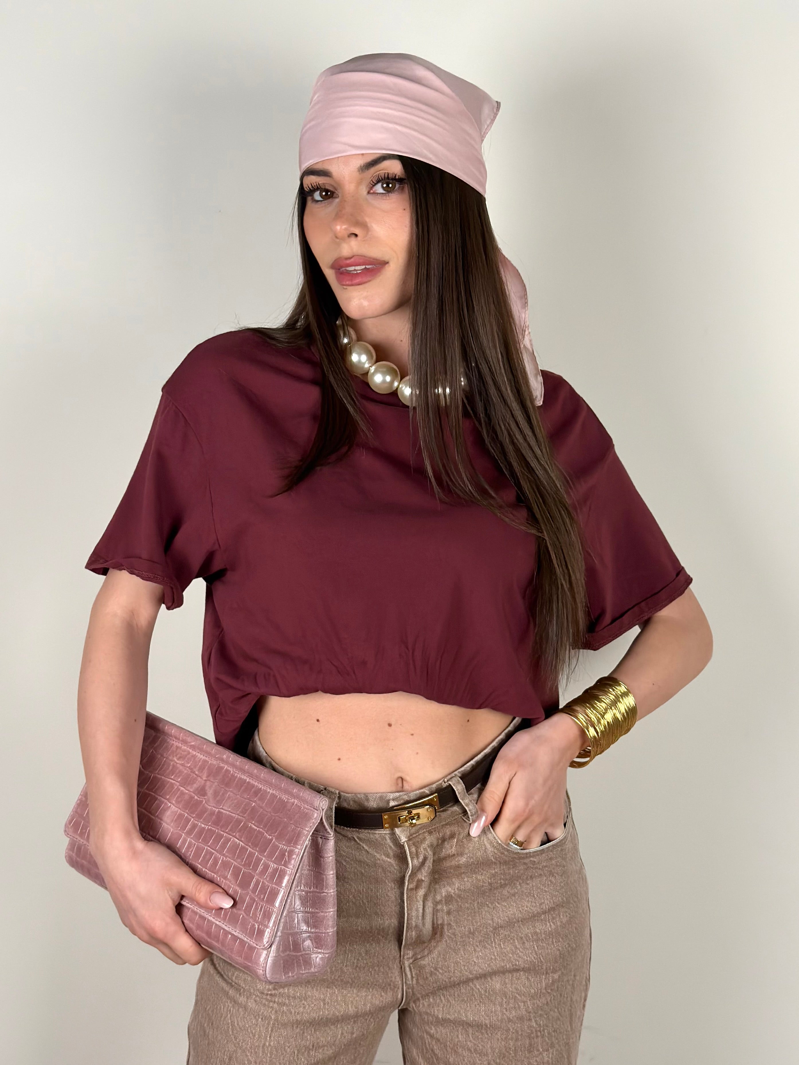 T-shirt Western Bordeaux