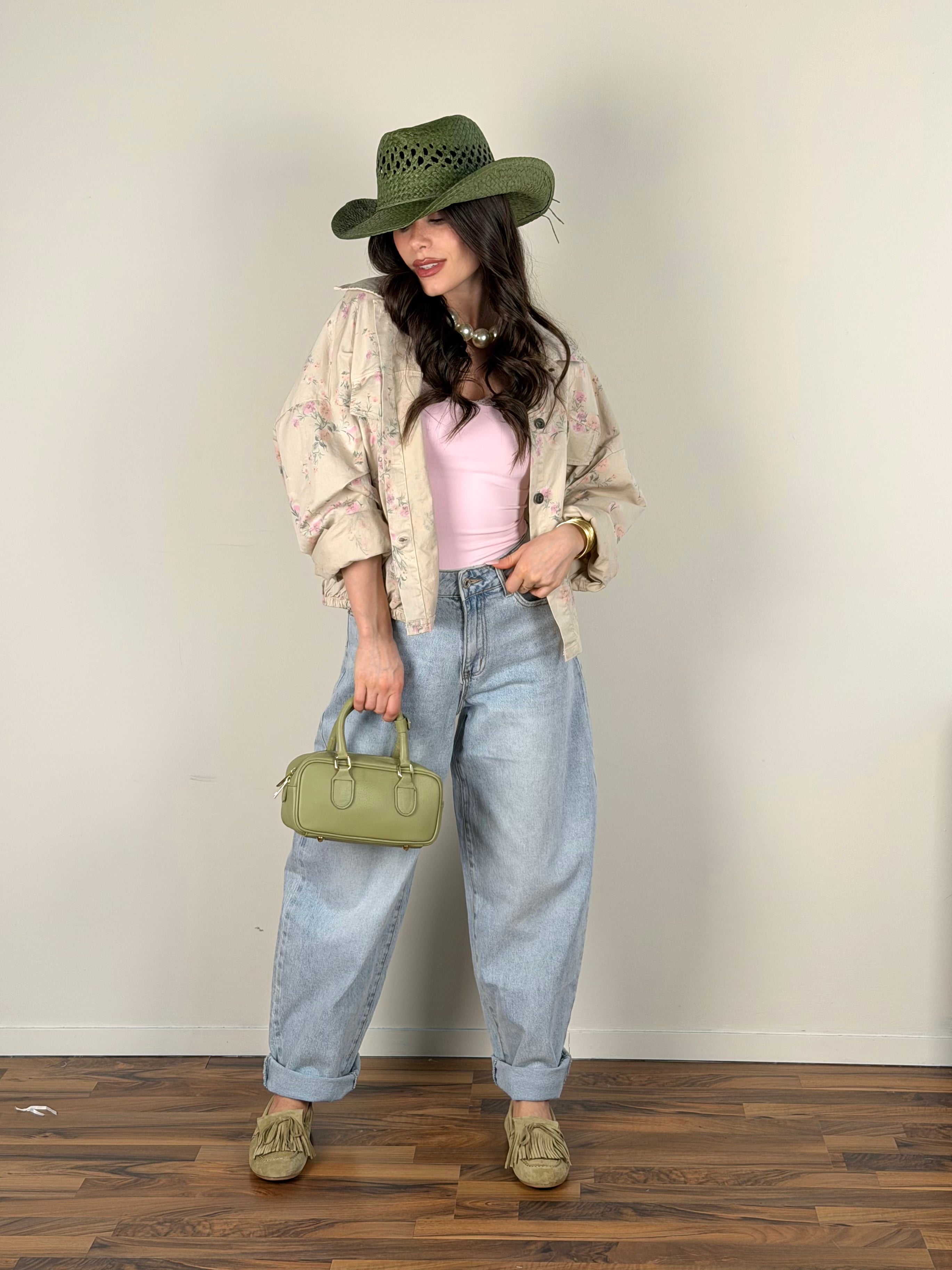 Giubbino jeans Pamela beige