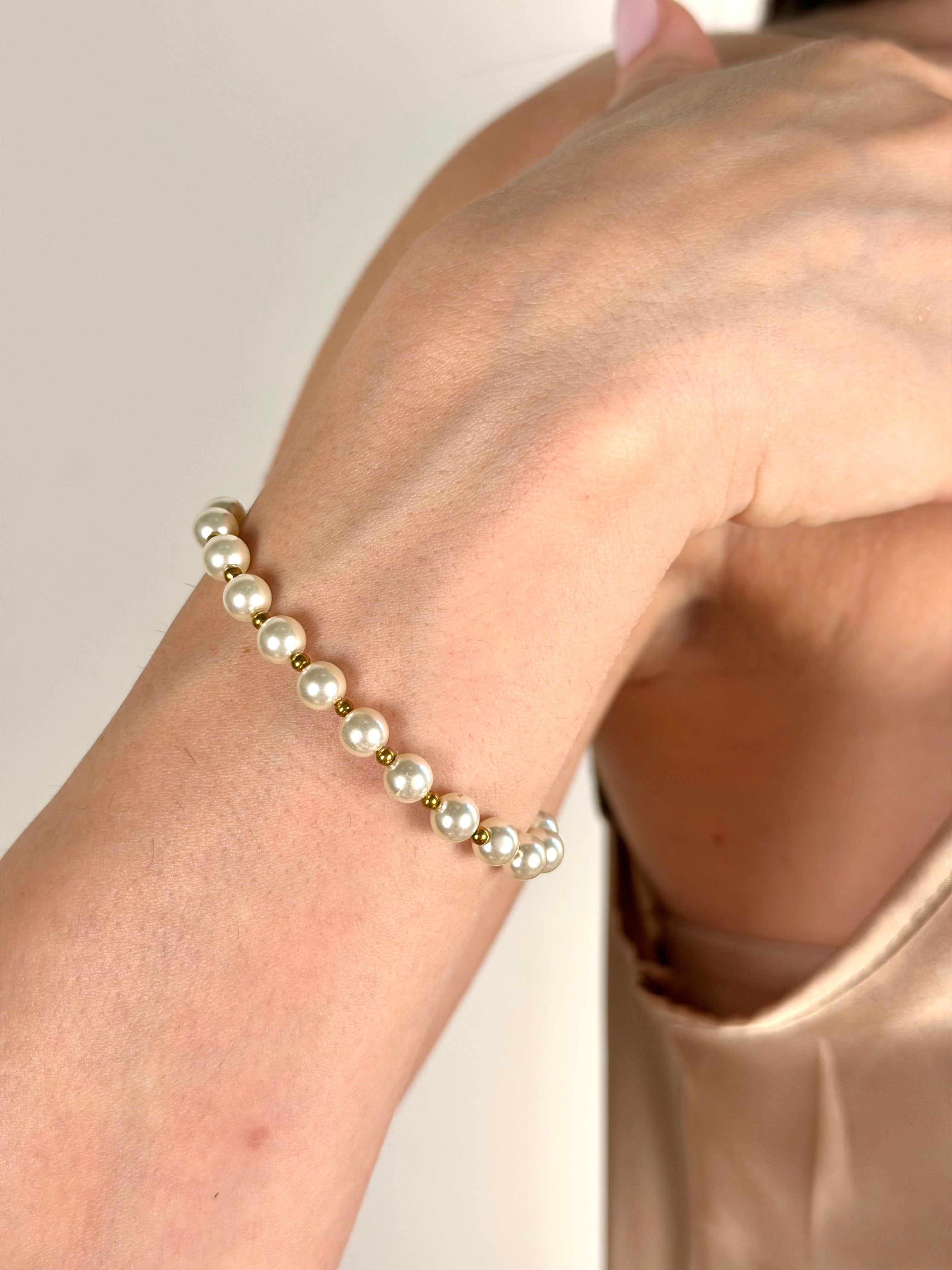 Bracciale filo di perla - collezione perla
