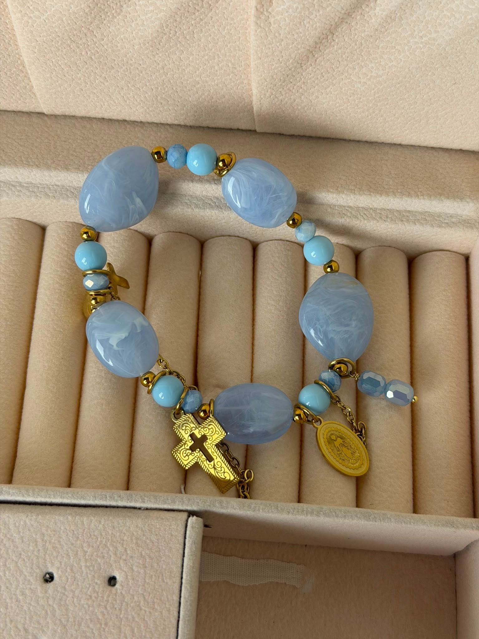 Bracciale ciondoli CELESTE - collezione HAPPY