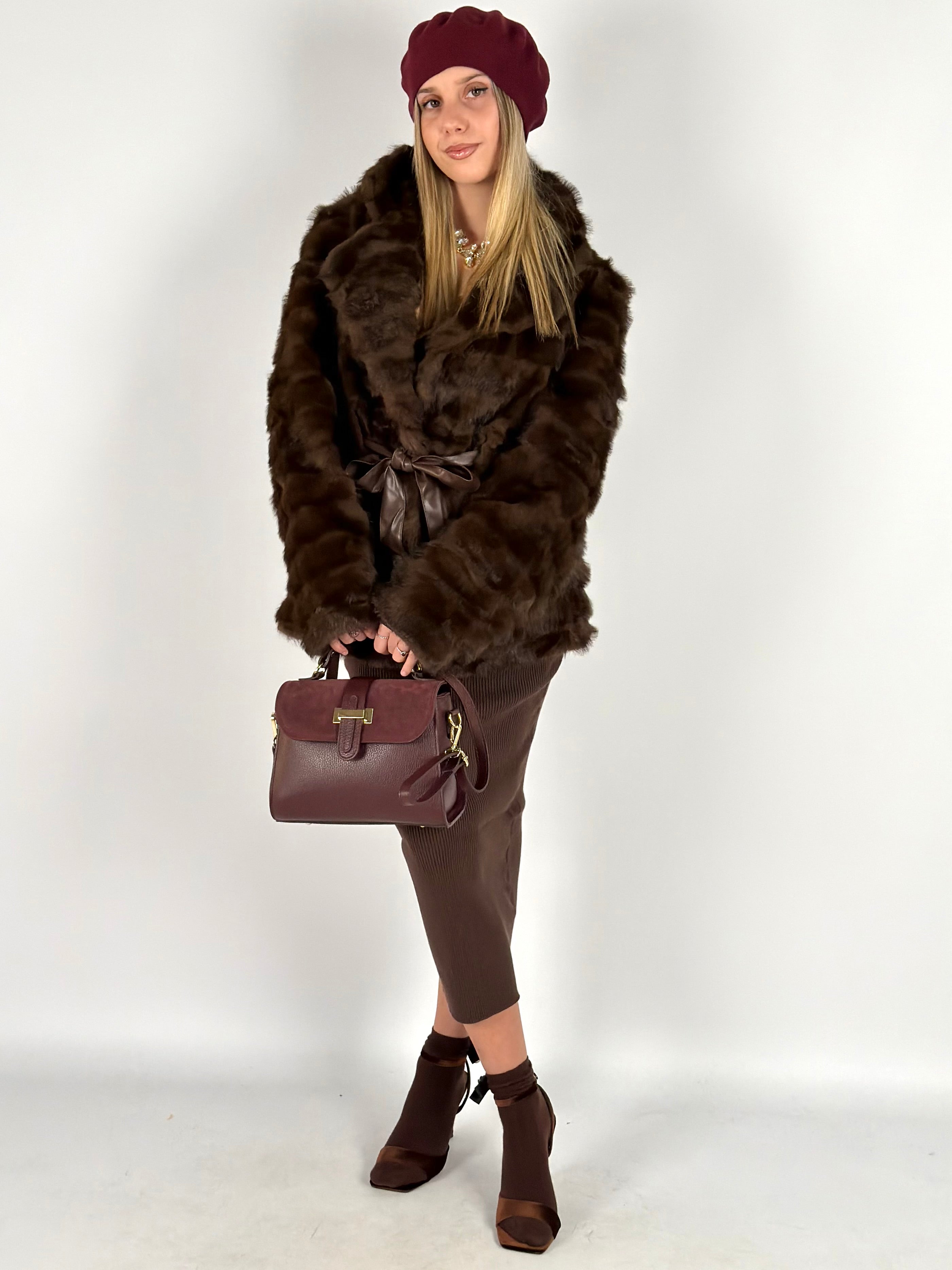 Pelliccia Rihanna moro