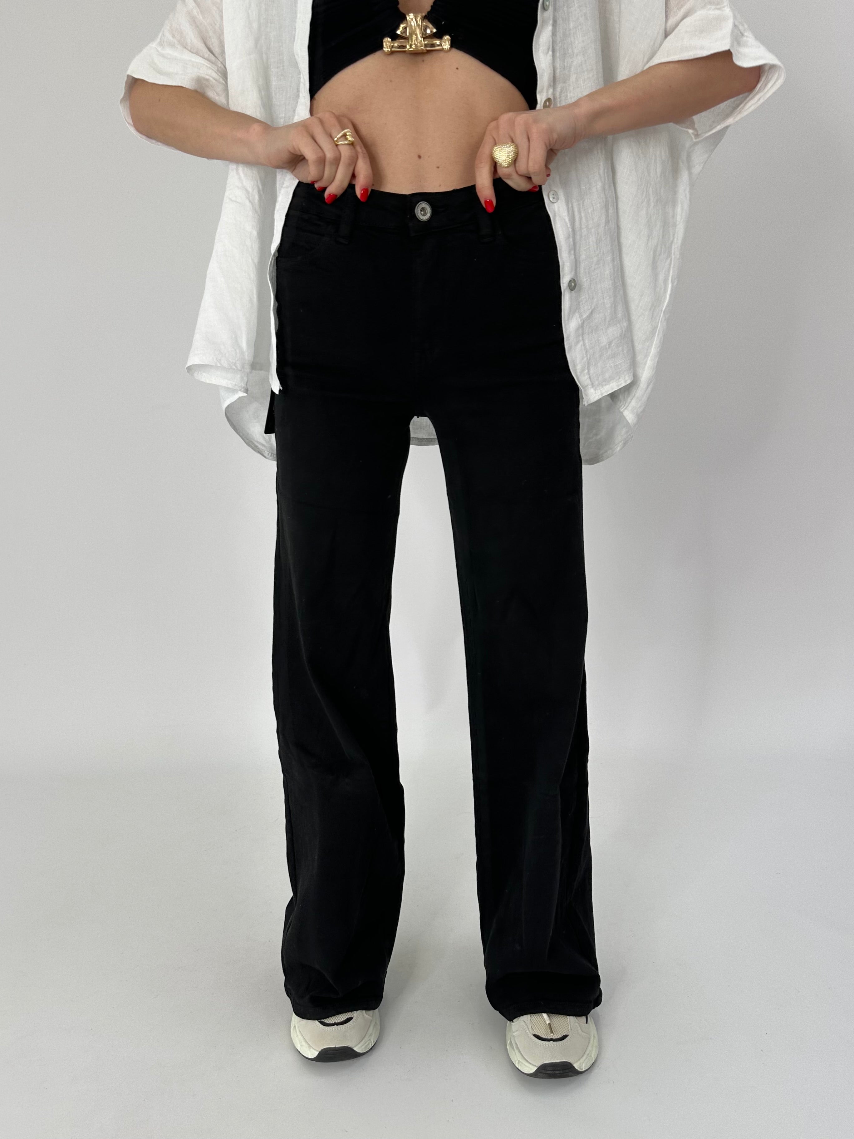 Jeans ofelia palazzo nero