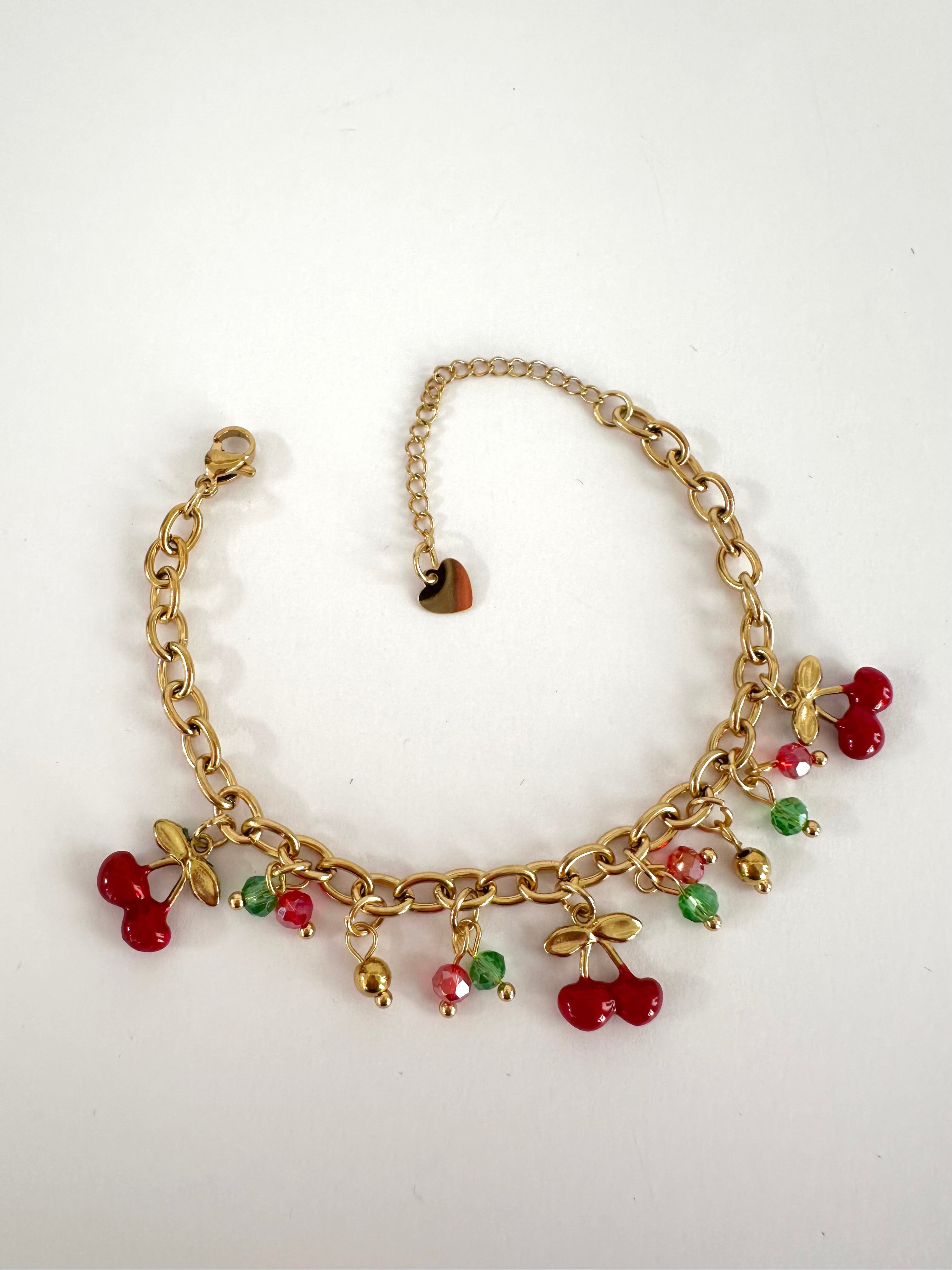 Bracciale fruit cherry Gold