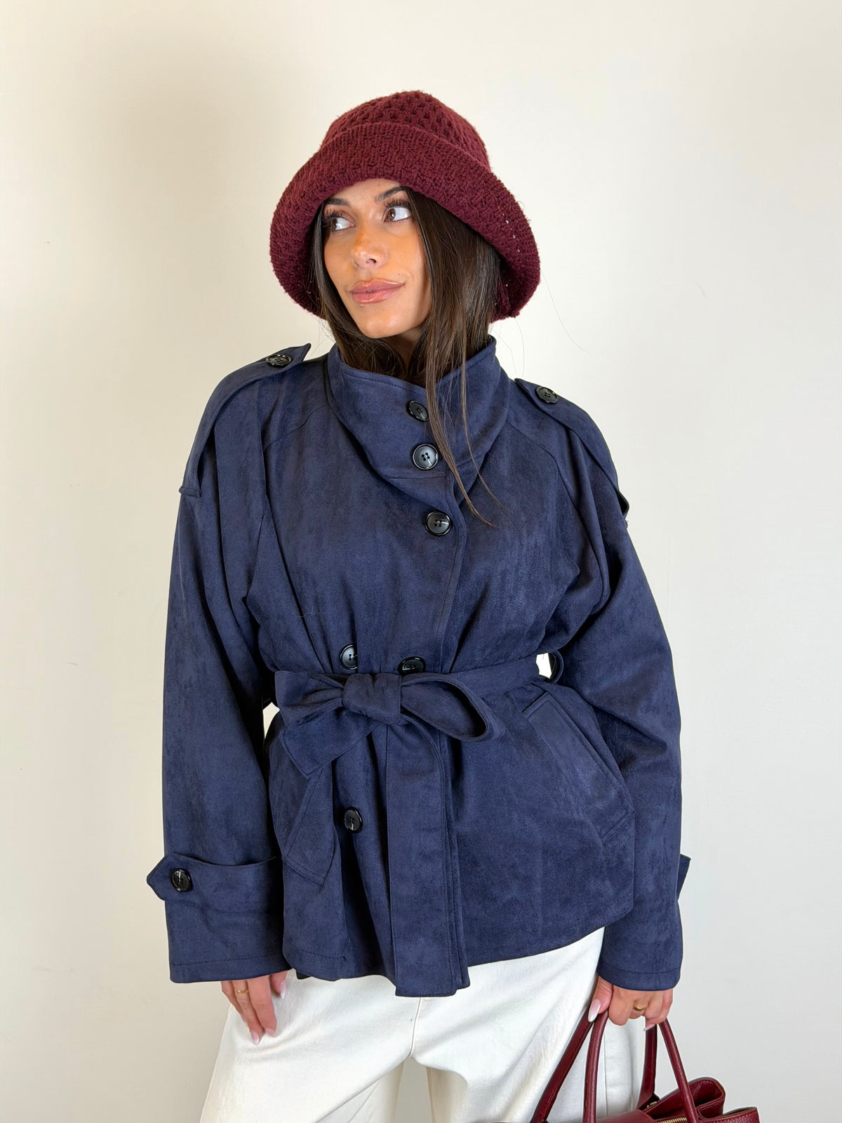 Trench Sweety blu