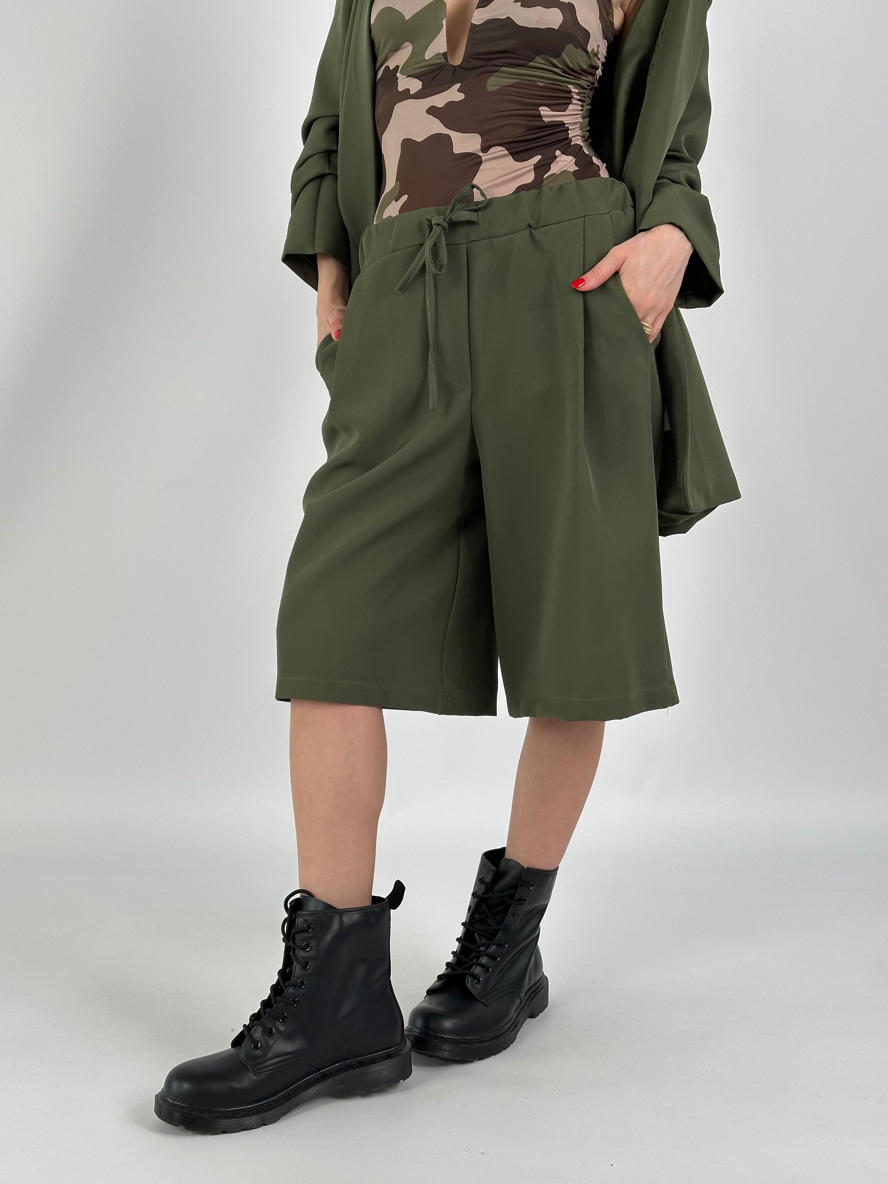 Pantalone Bermuda Julia verde