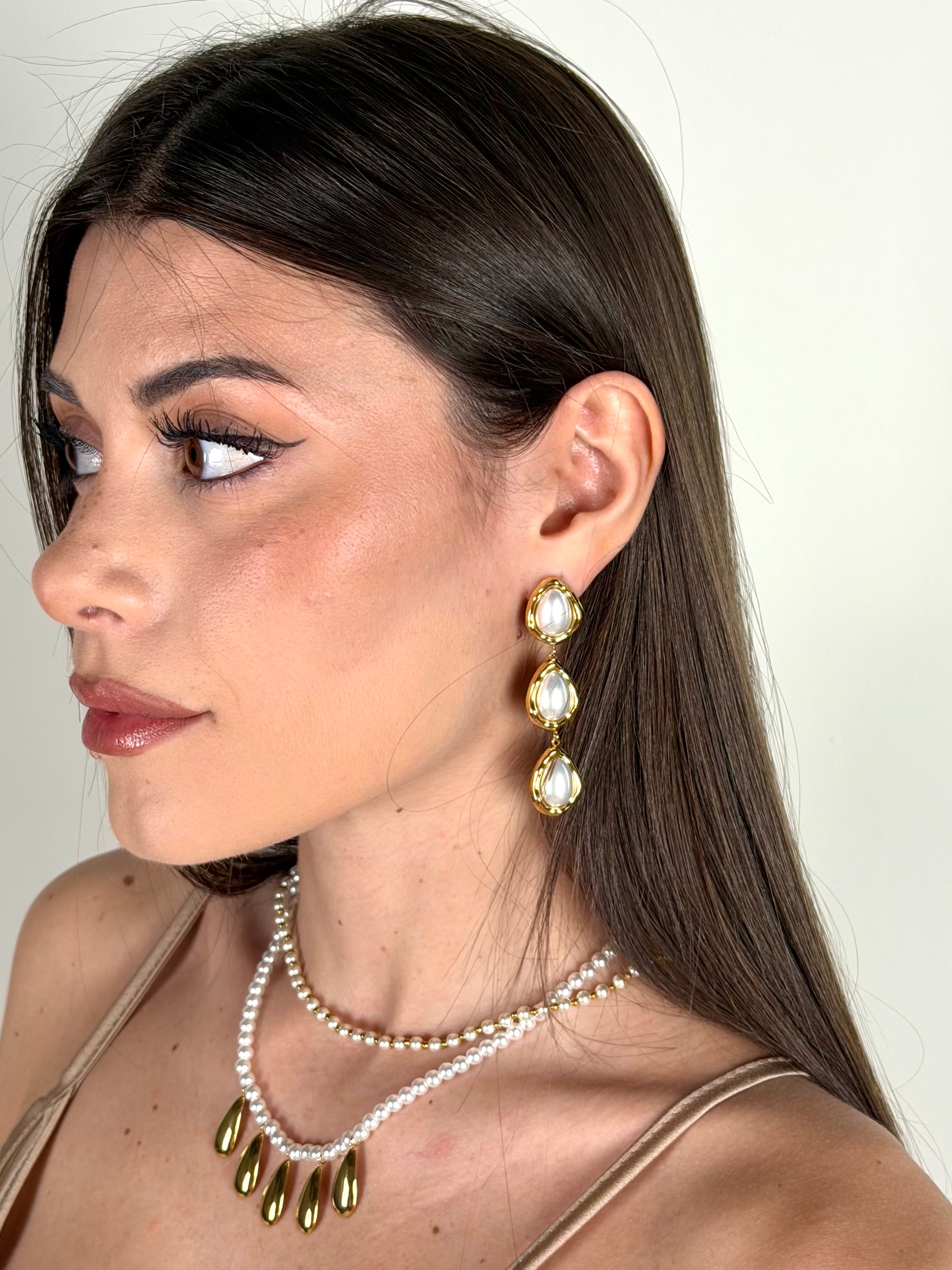 Orecchini pendenti - collezione perla