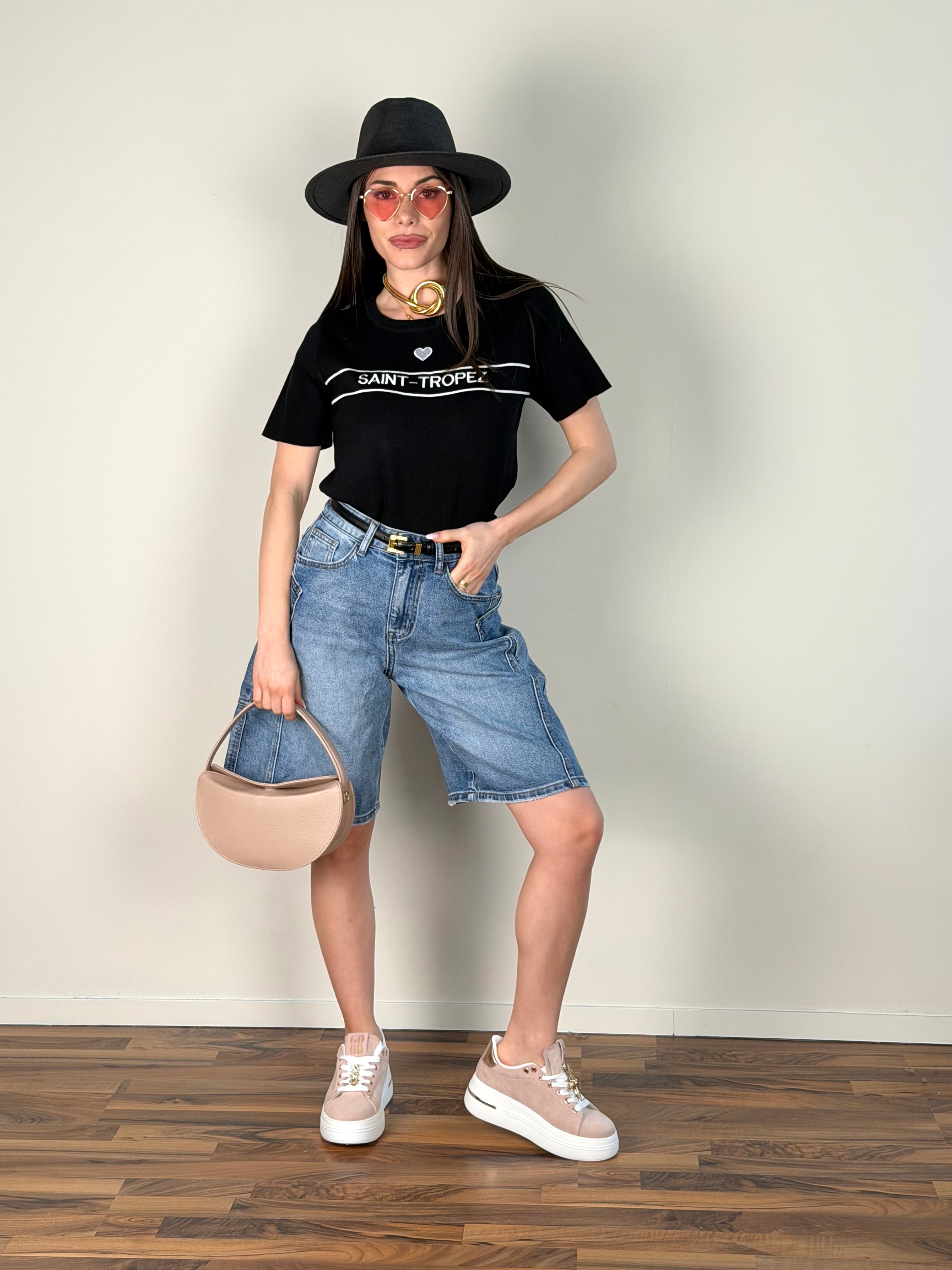 Maglia Saint-tropez nera