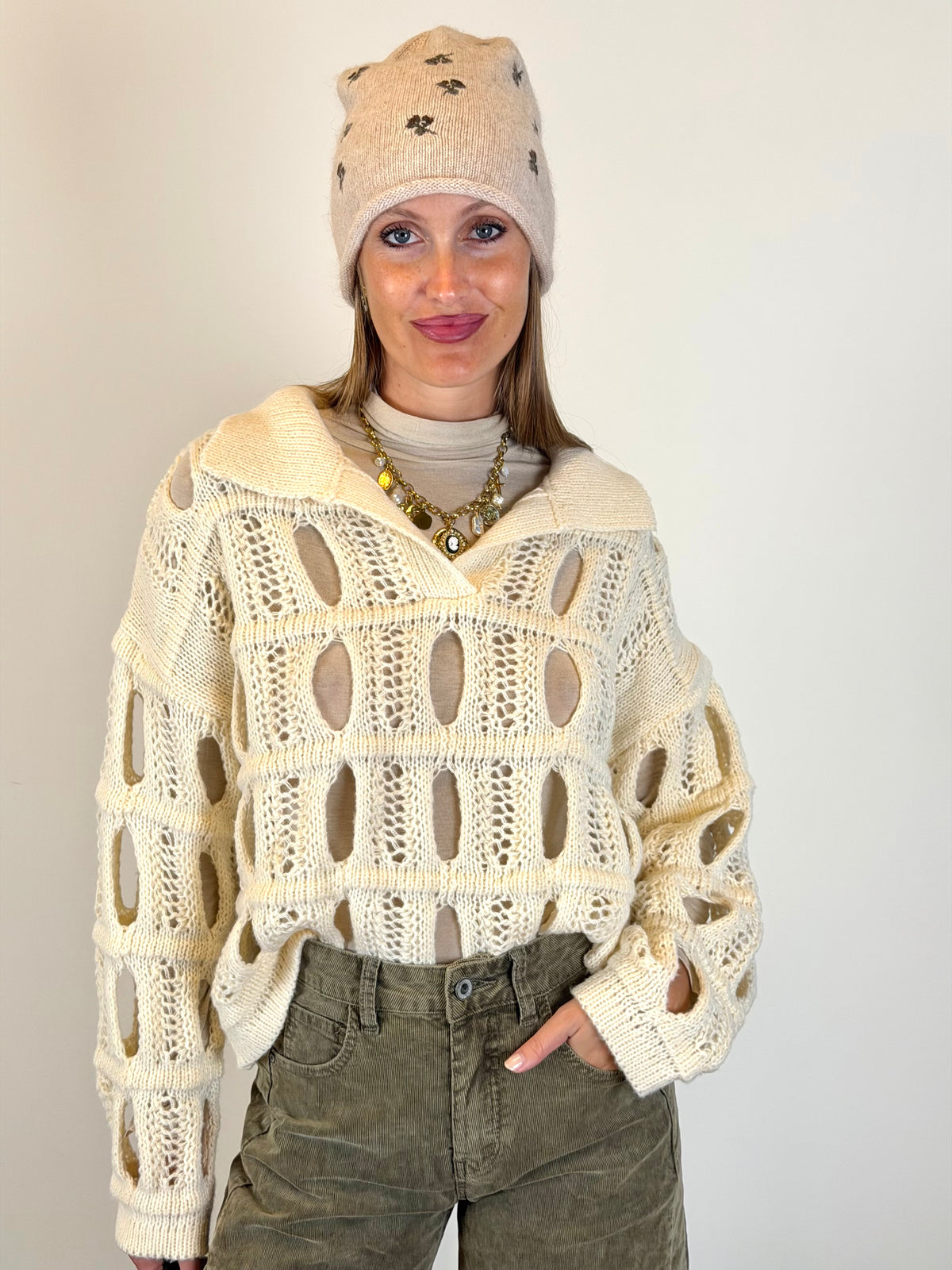 Maglia Polly beige