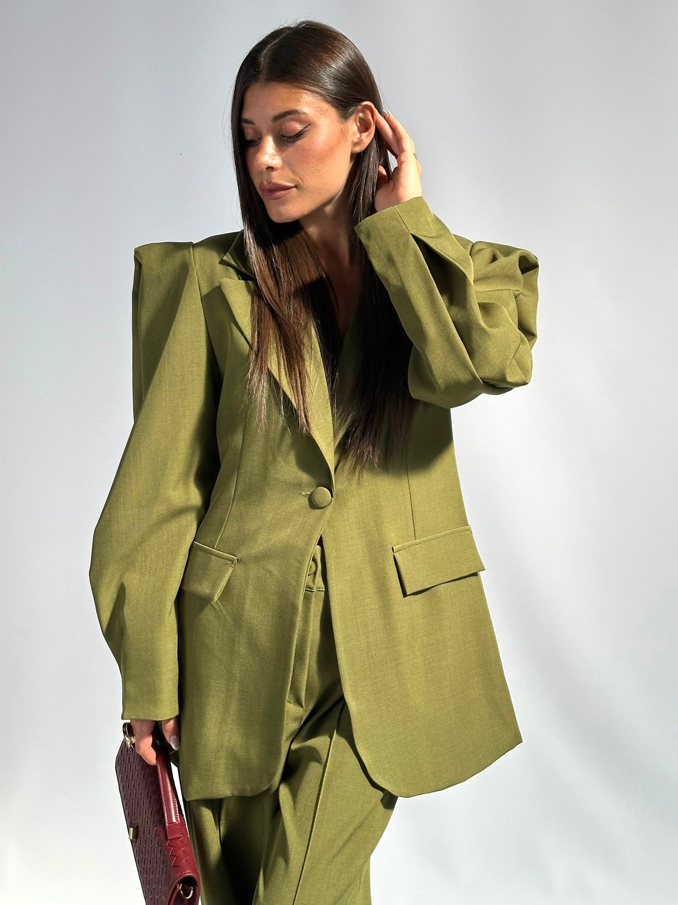 Completo anni 90 verde acido