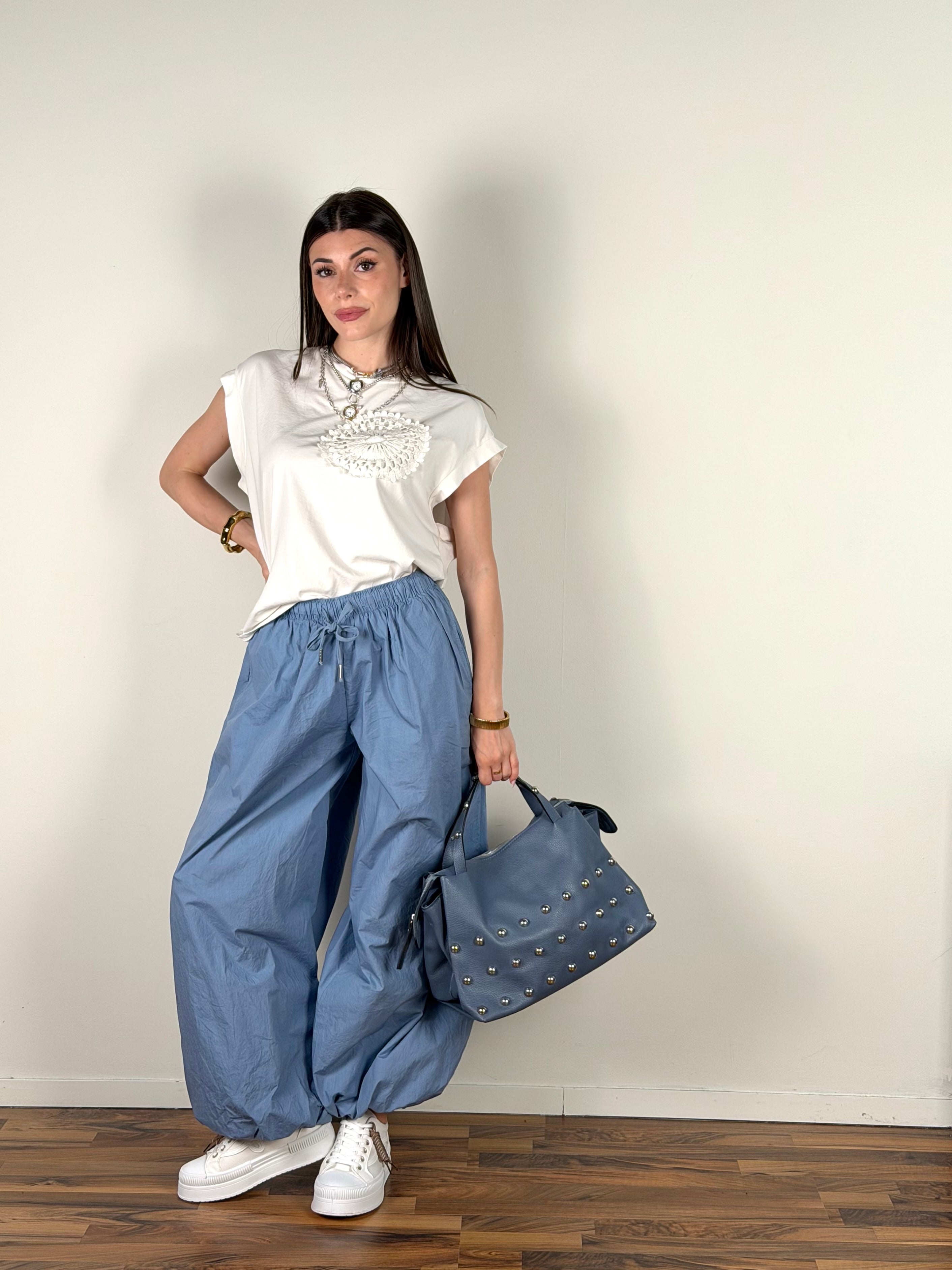 Pantalone Duna celeste