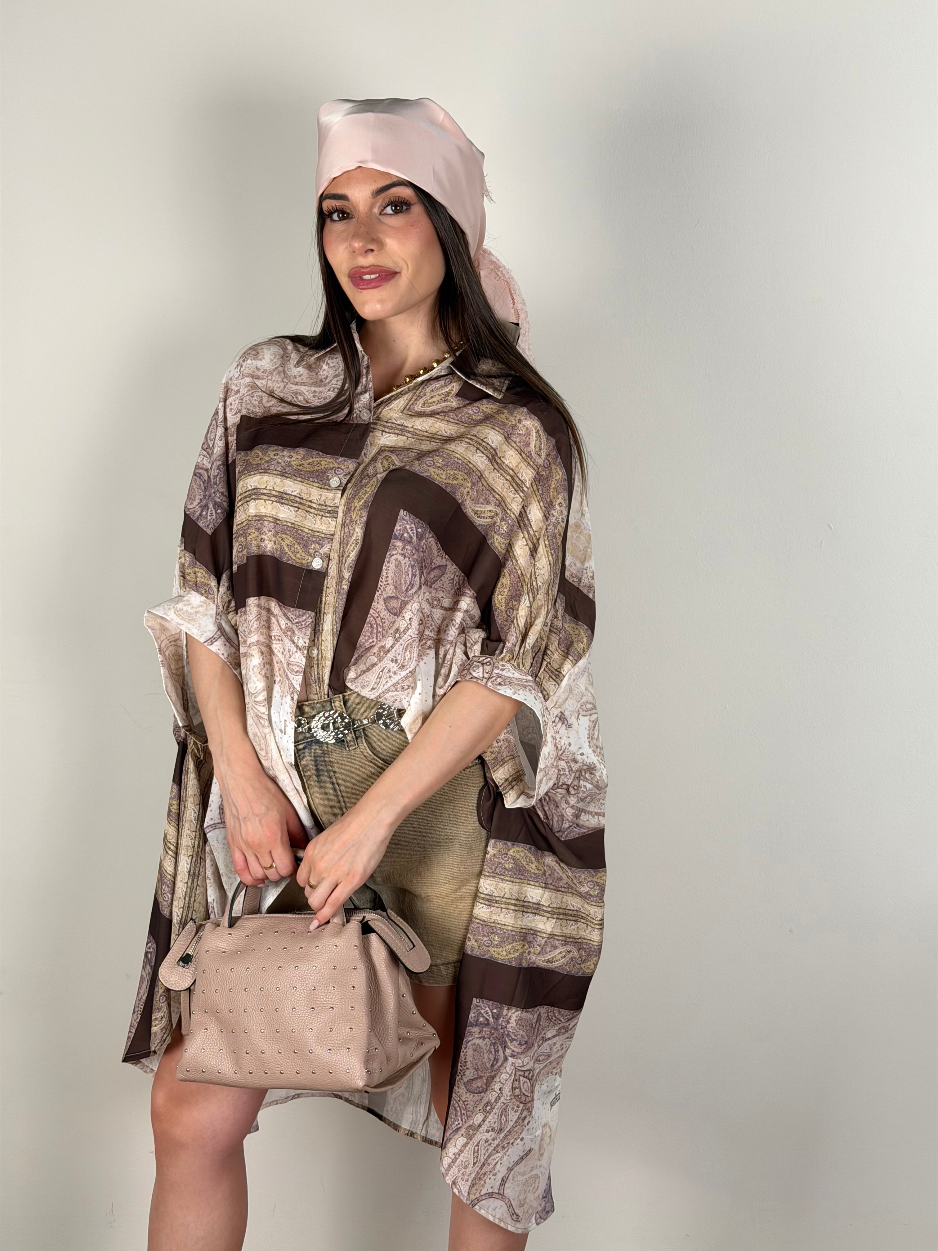 Camicia fantasia Prisma moro