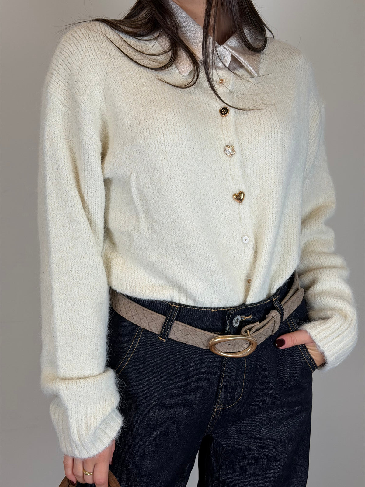 Maglia Virginia panna