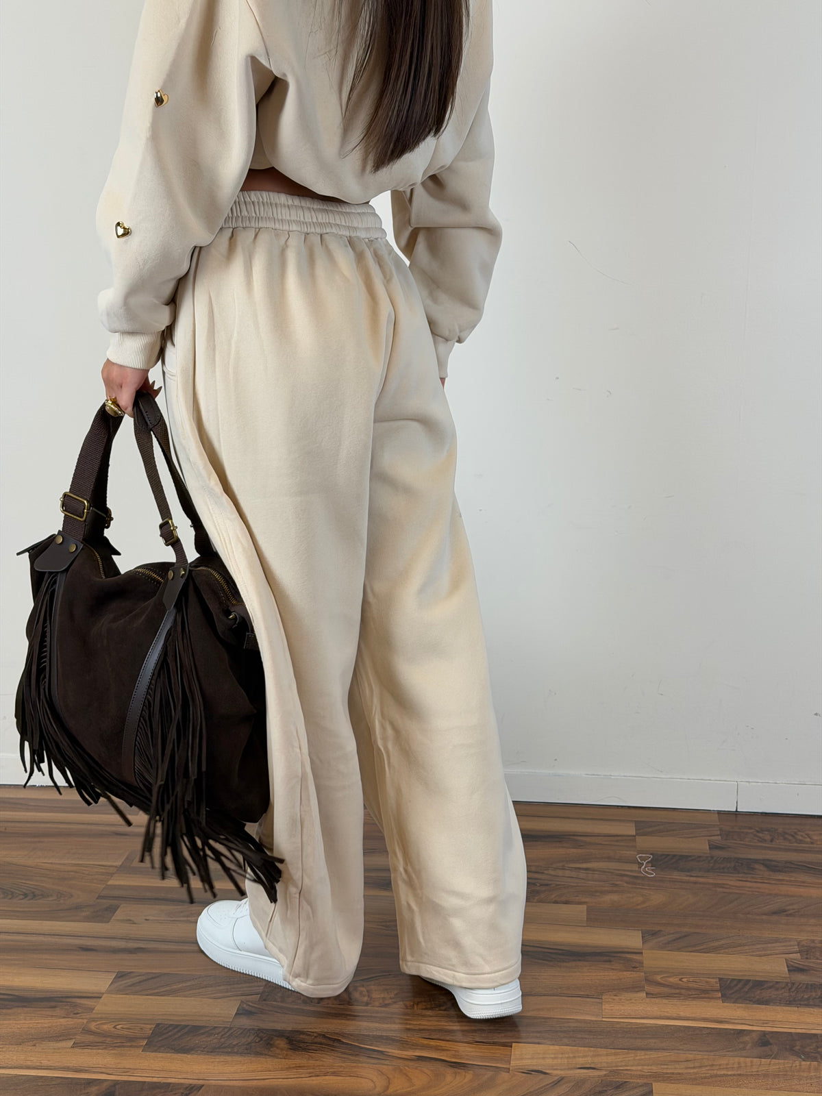 Pantalone tuta Romantica beige