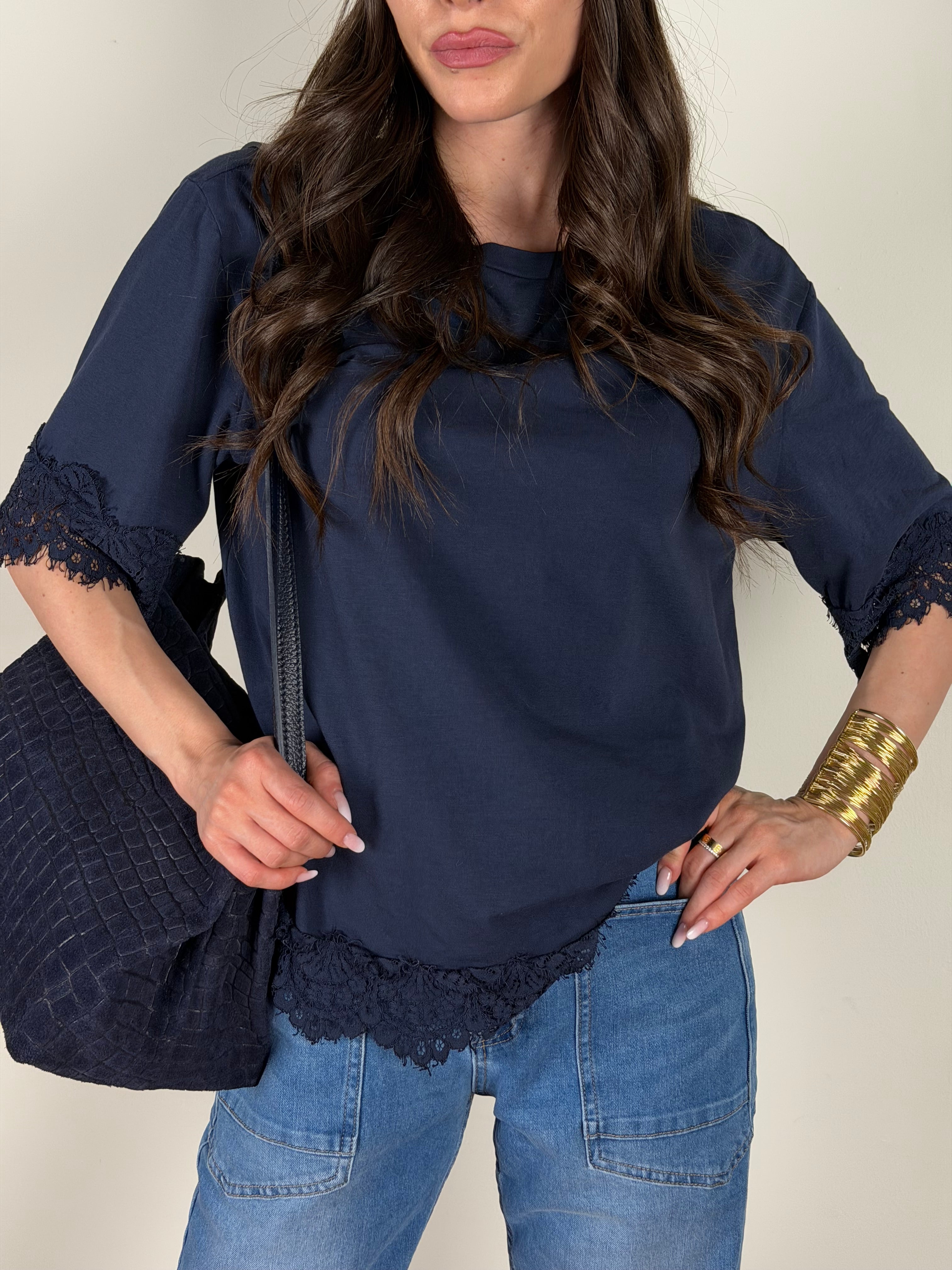 T-shirt Lara blu