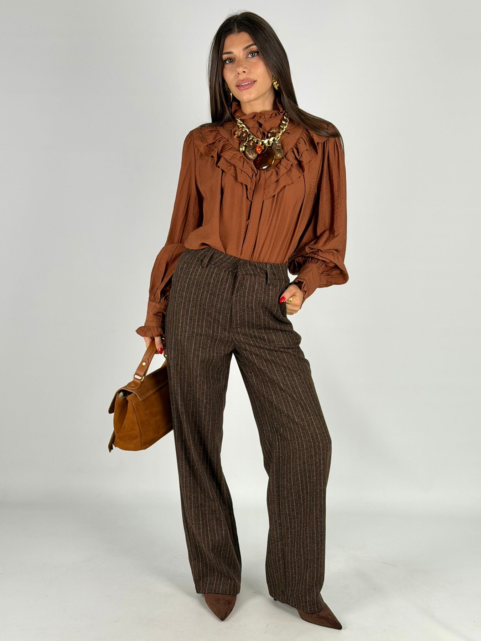 Camicia Agata coccio