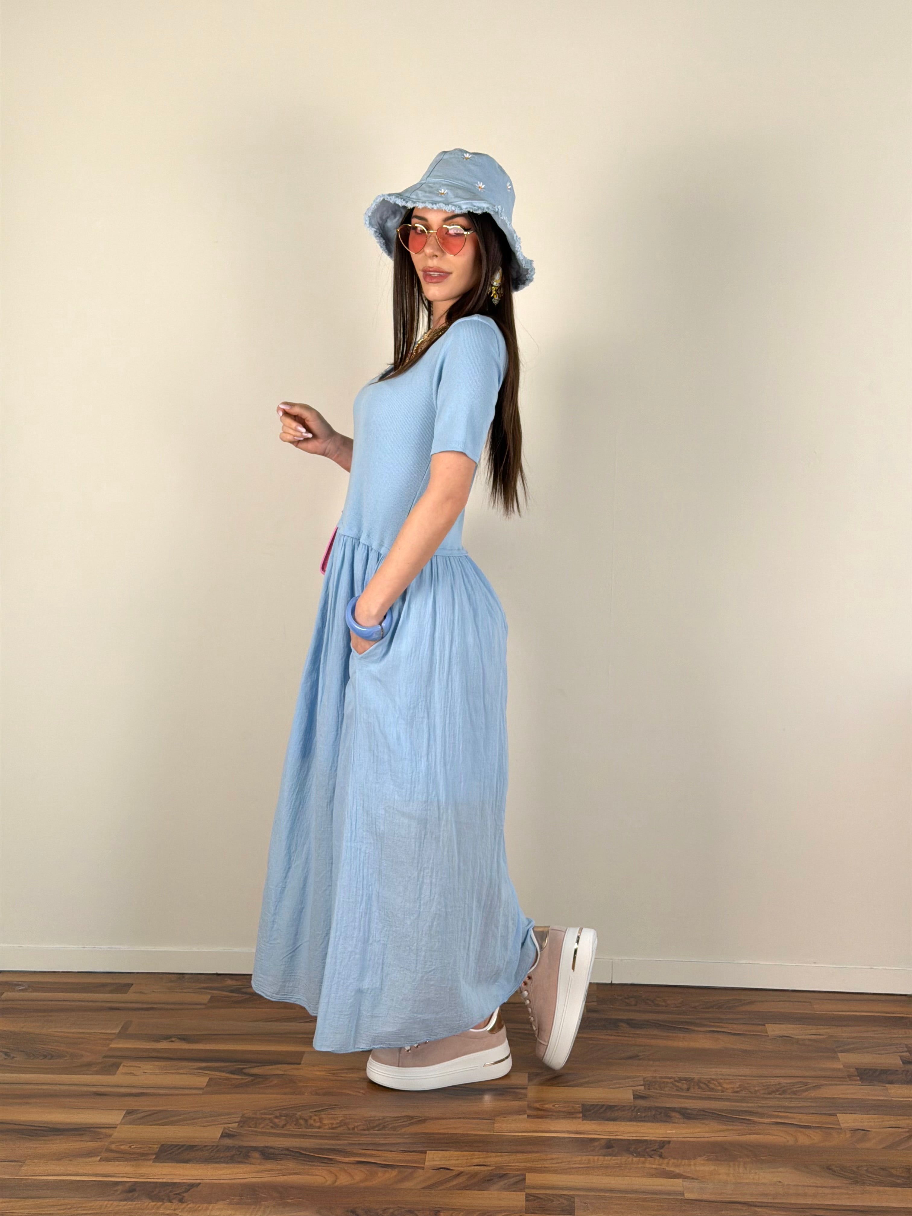Abito Lady celeste