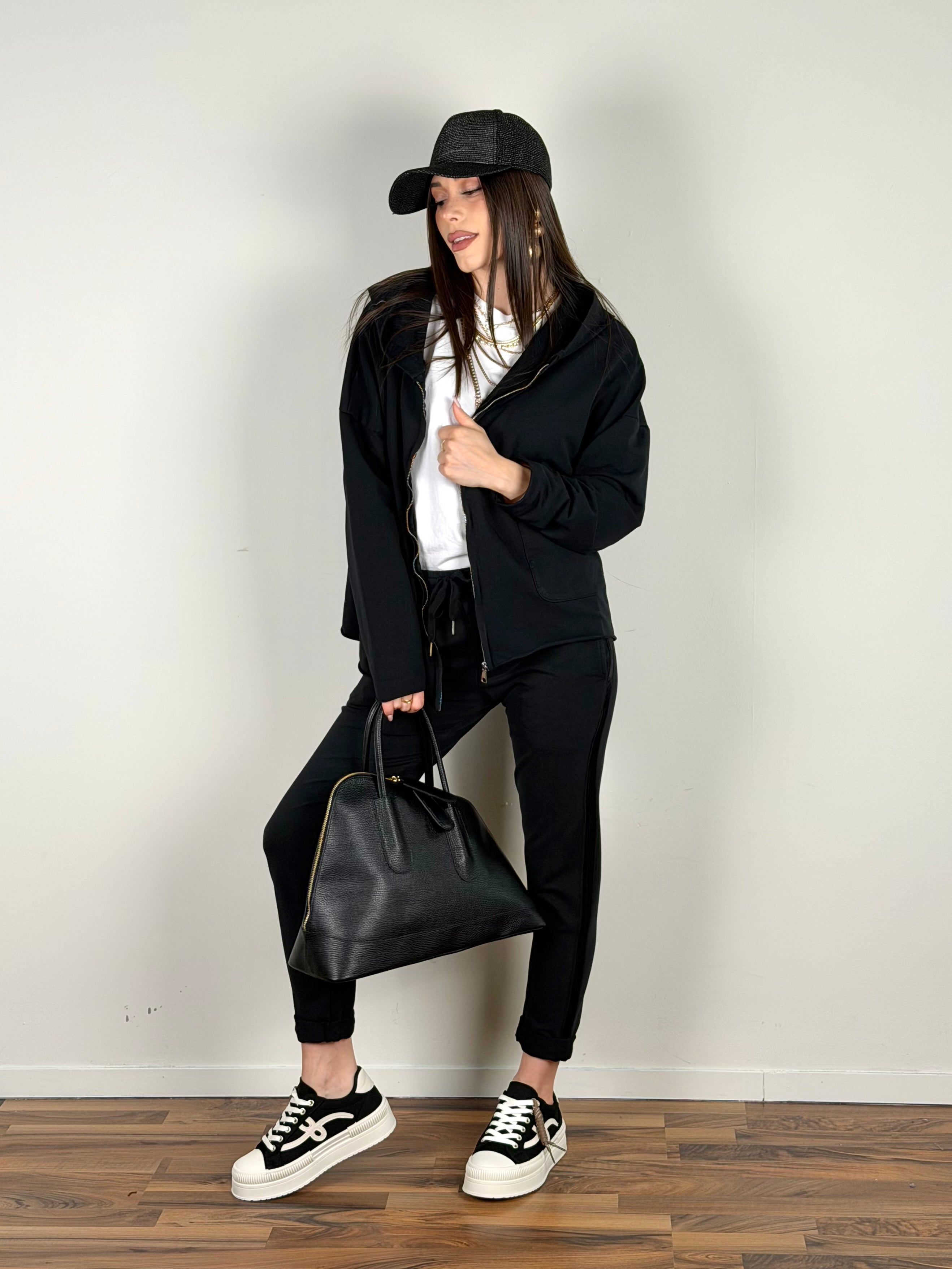 Felpa Malibu nero