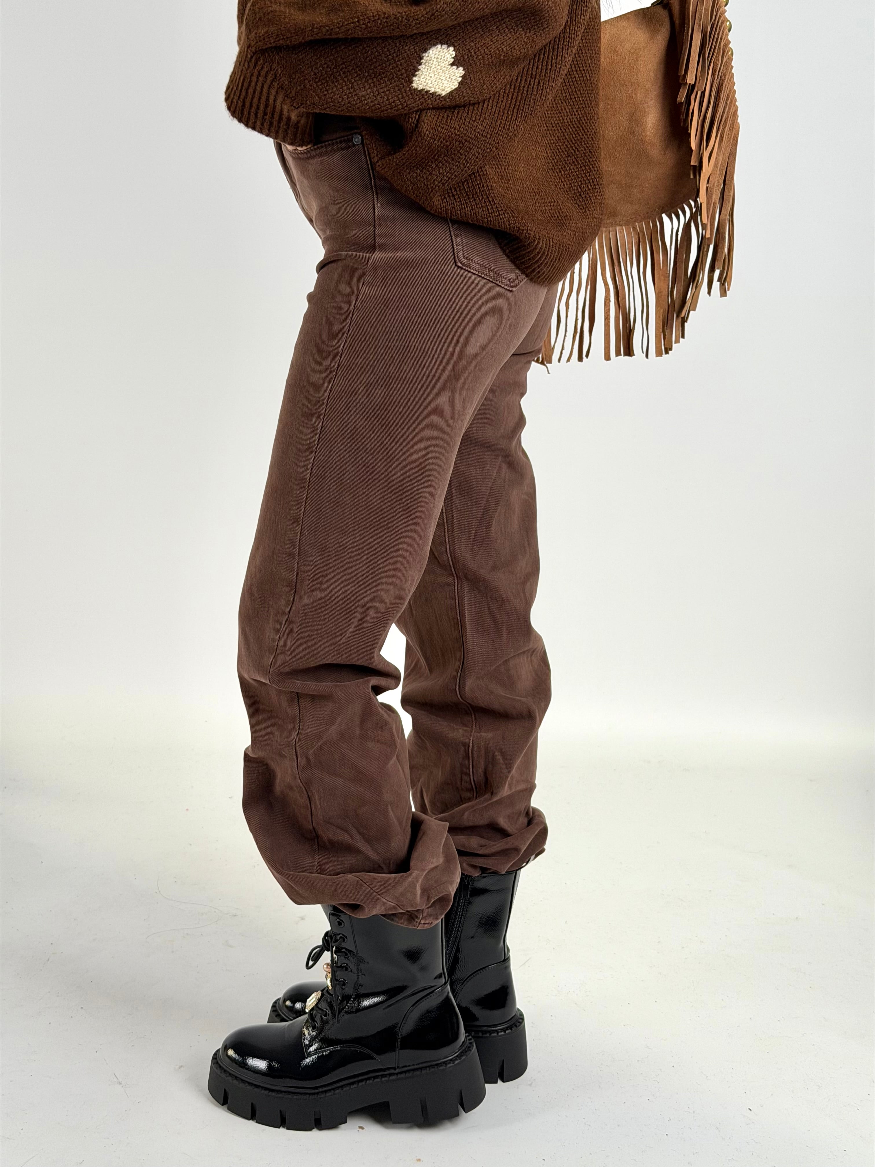 Jeans romantica moro