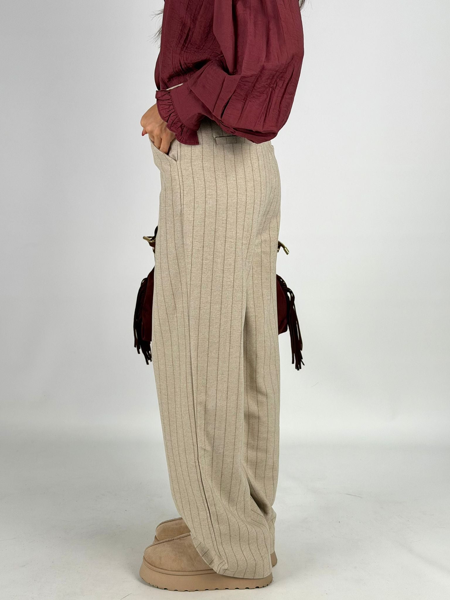 Pantalone Agata beige