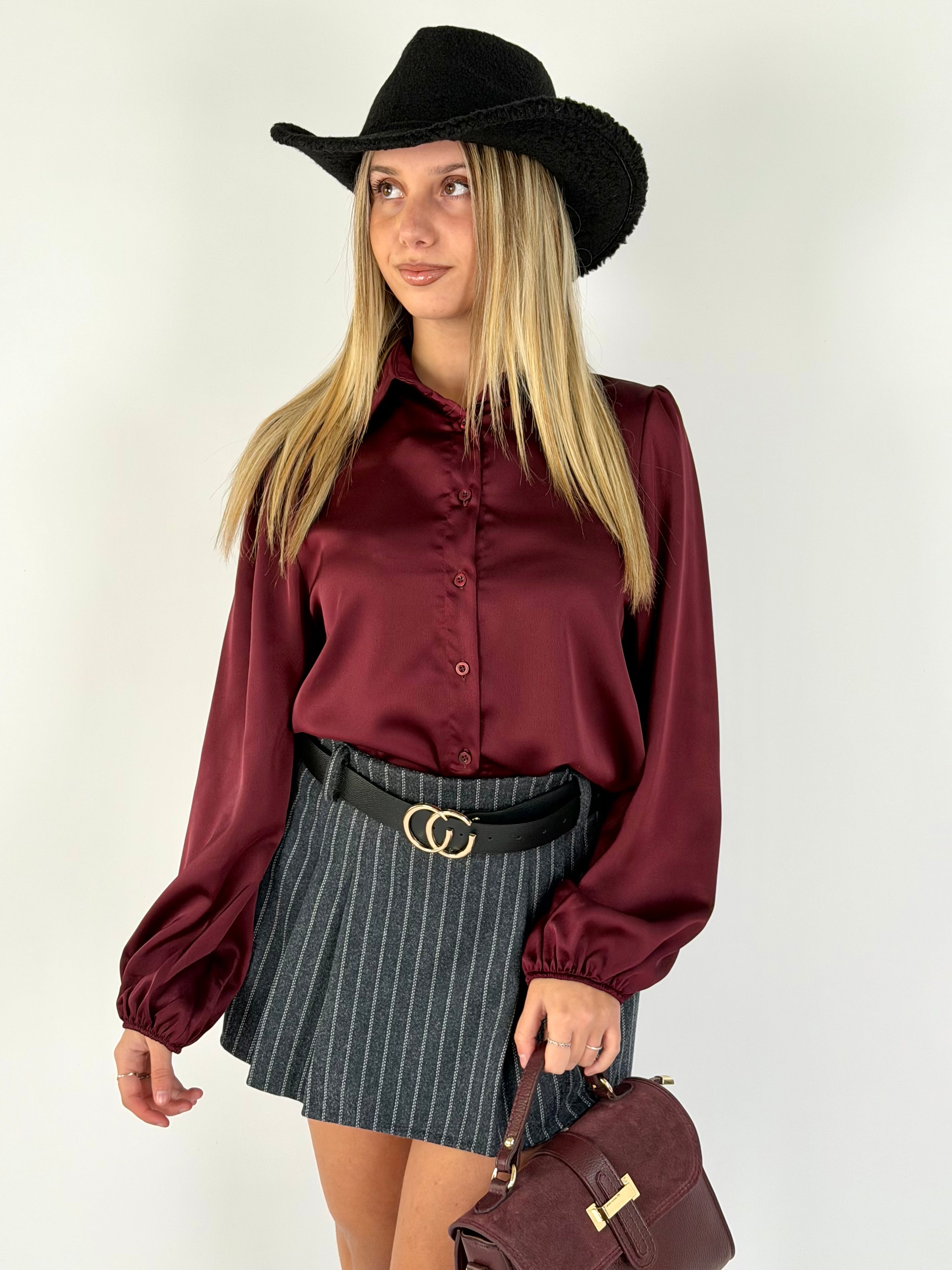 Camicia Paris bordeaux