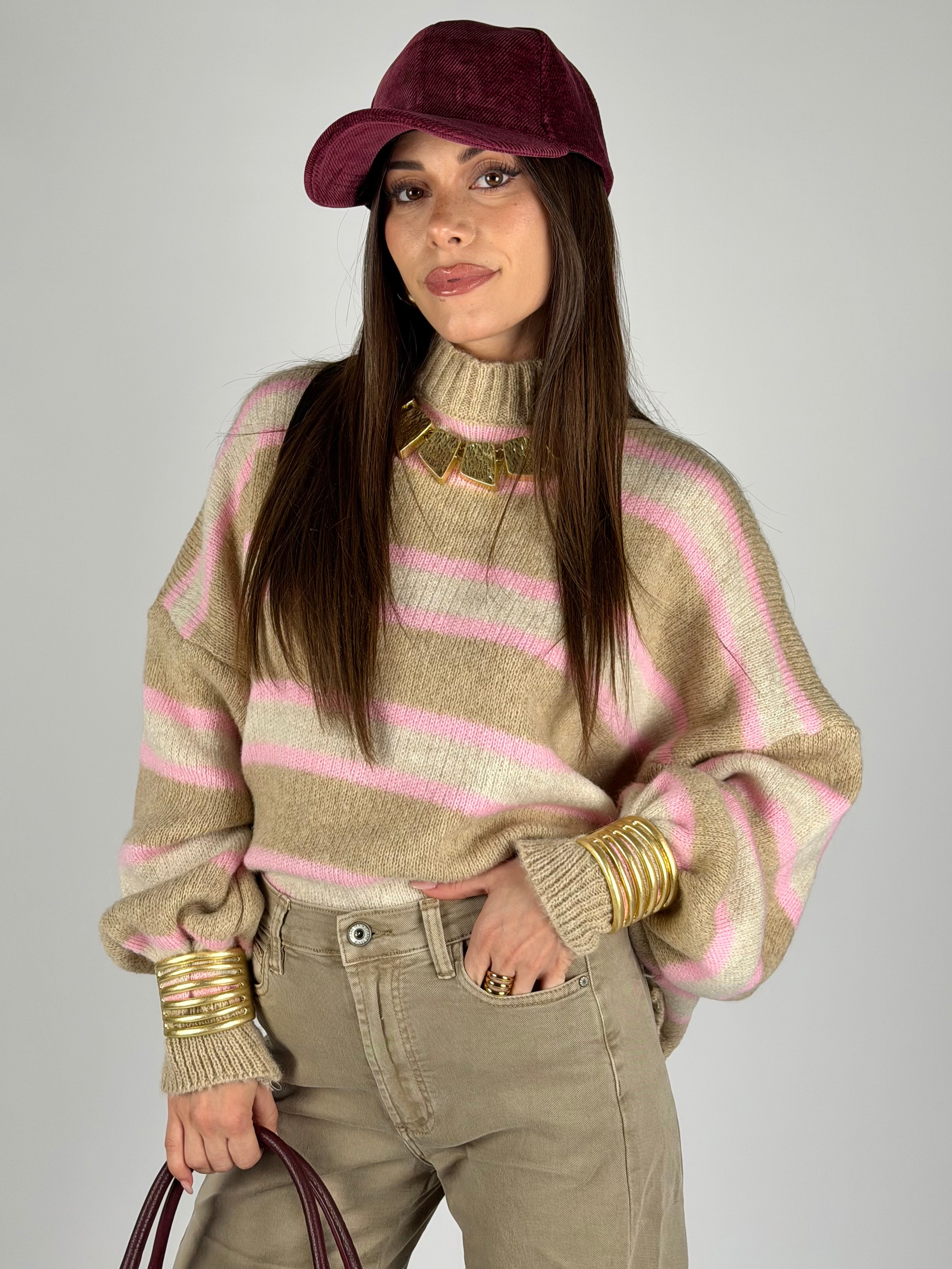 Maglione polly beige