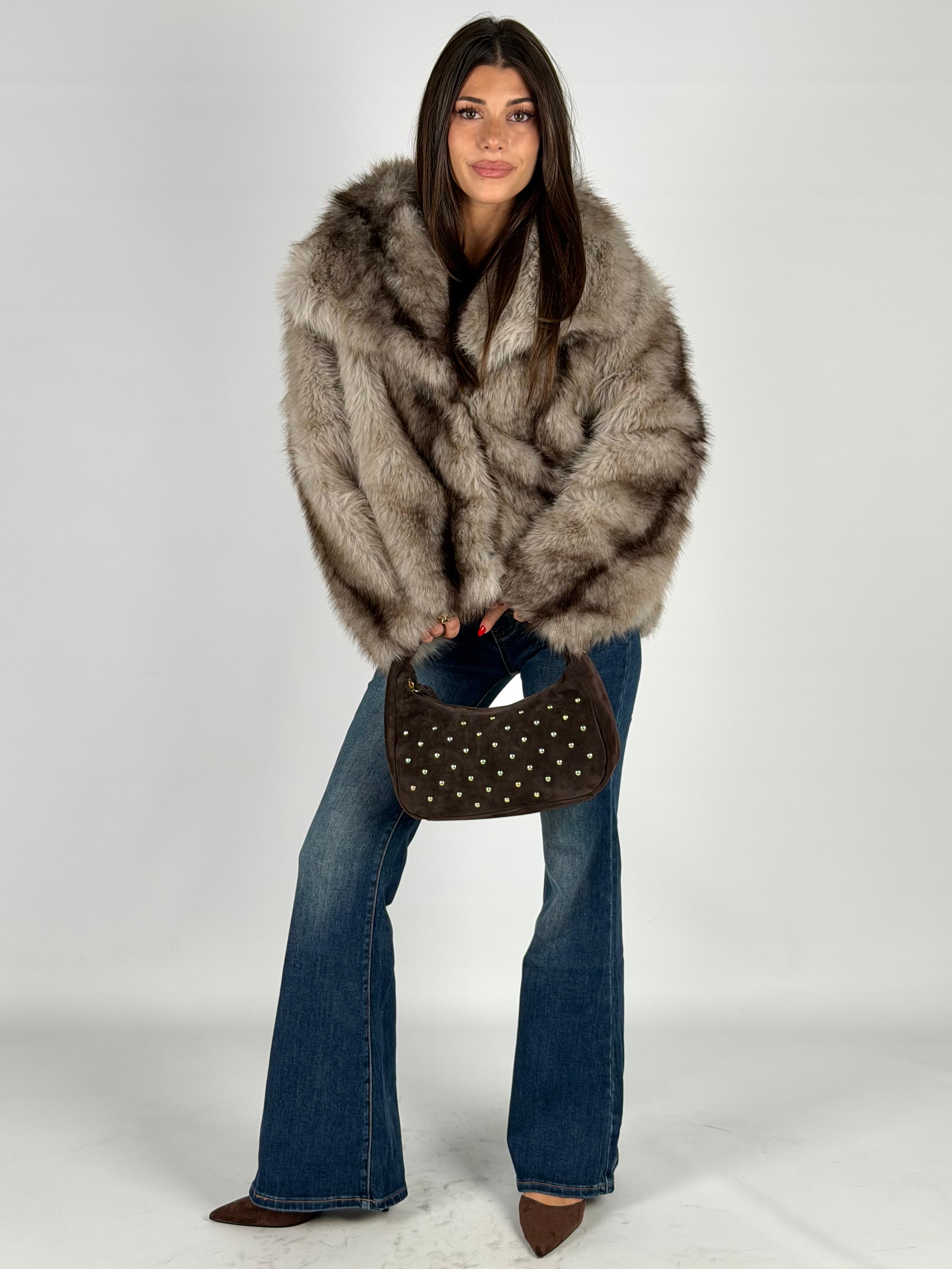 Pelliccia Silvia beige