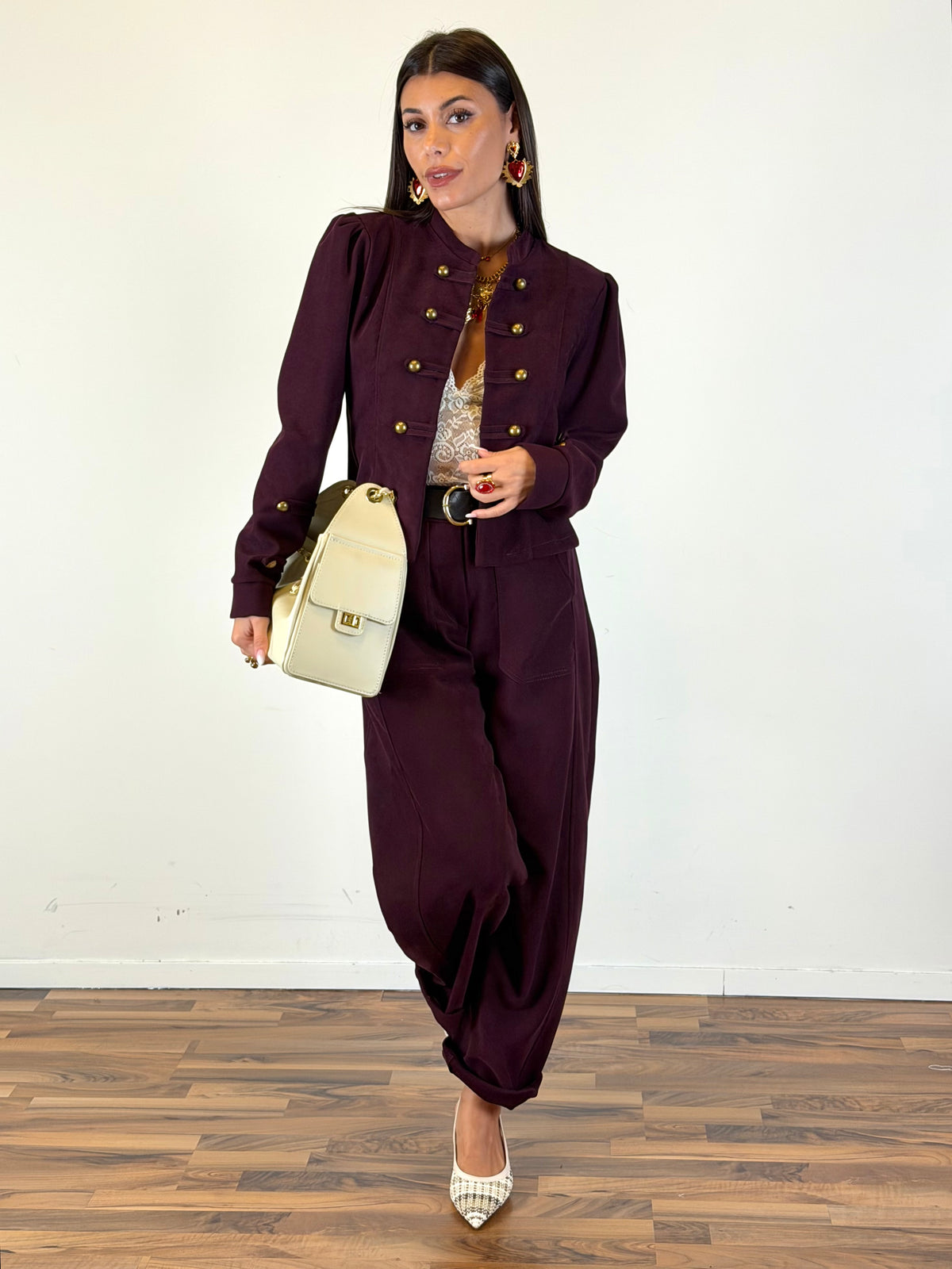 Giacca Kate bordeaux