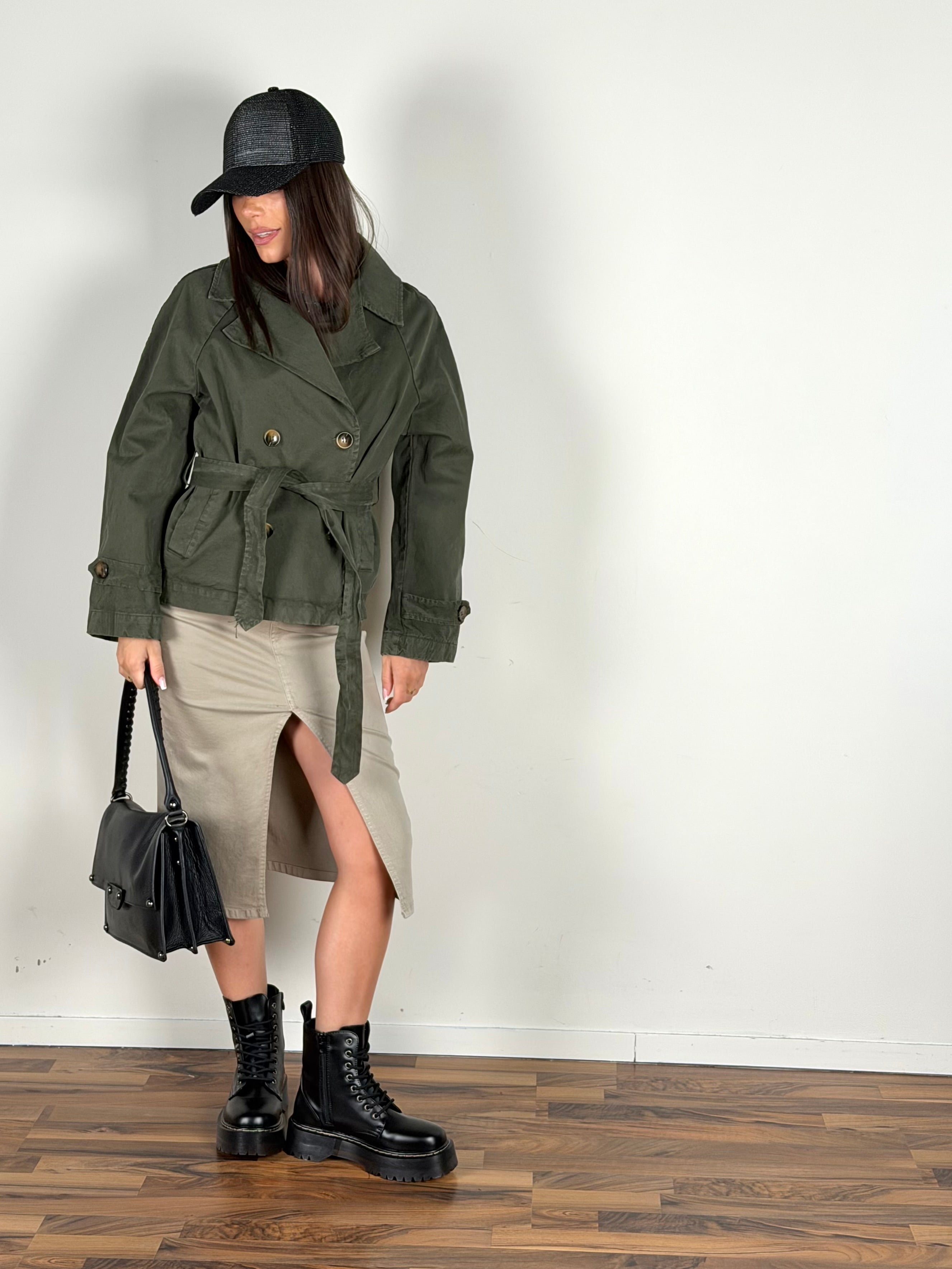 Trench Marlon verde