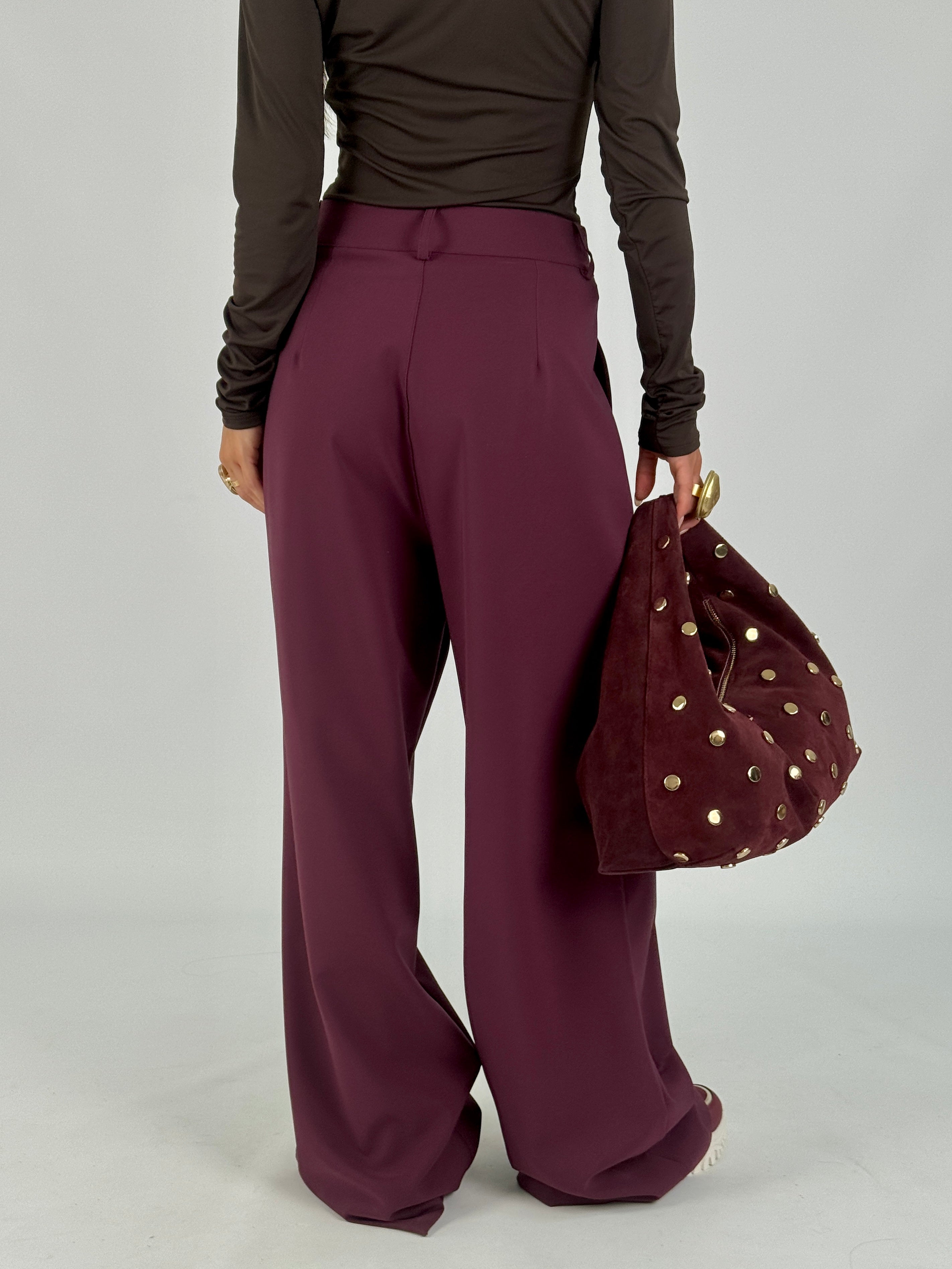 Pantalone Ambra bordeaux