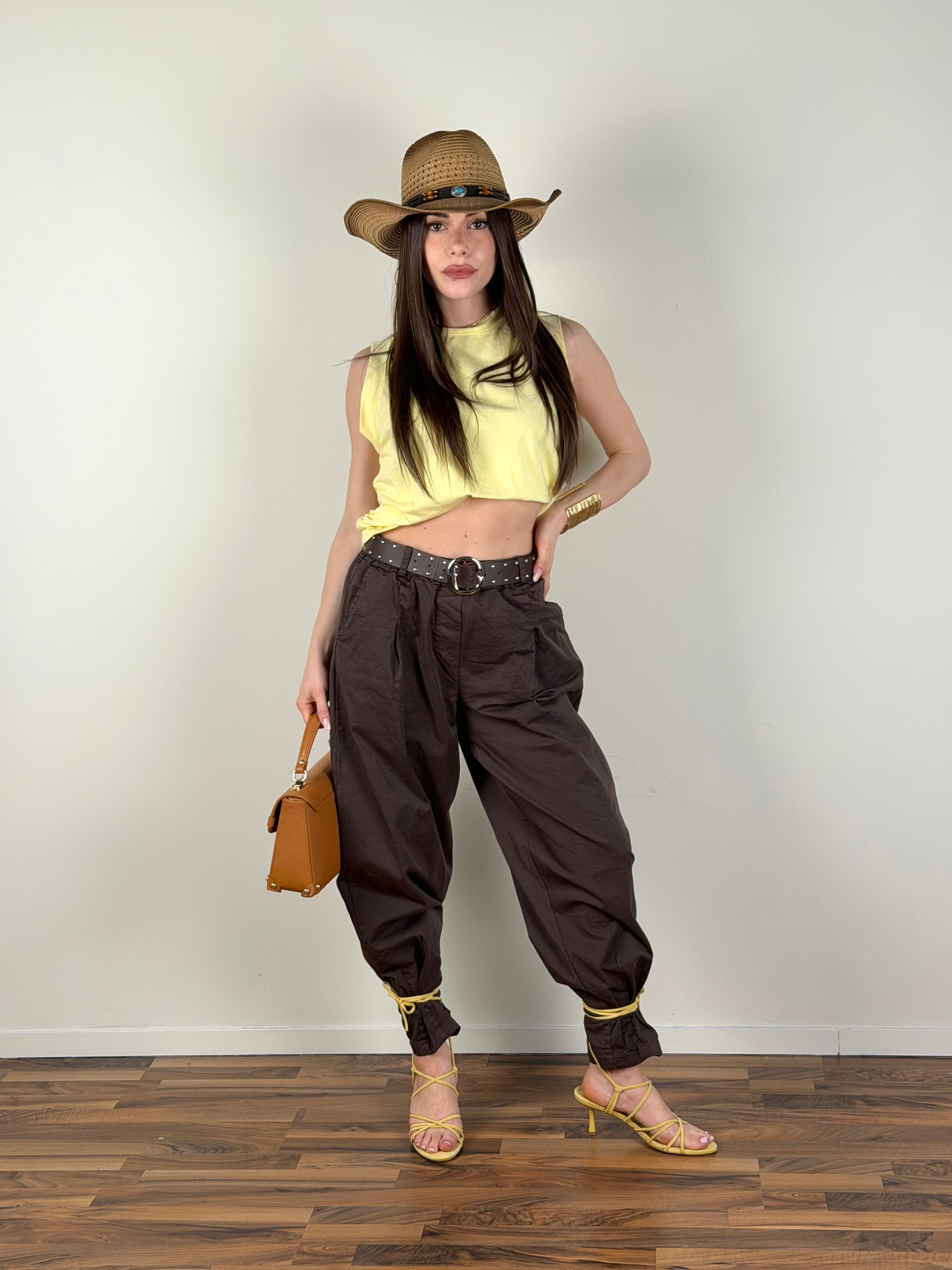 Pantalone Carmen moro