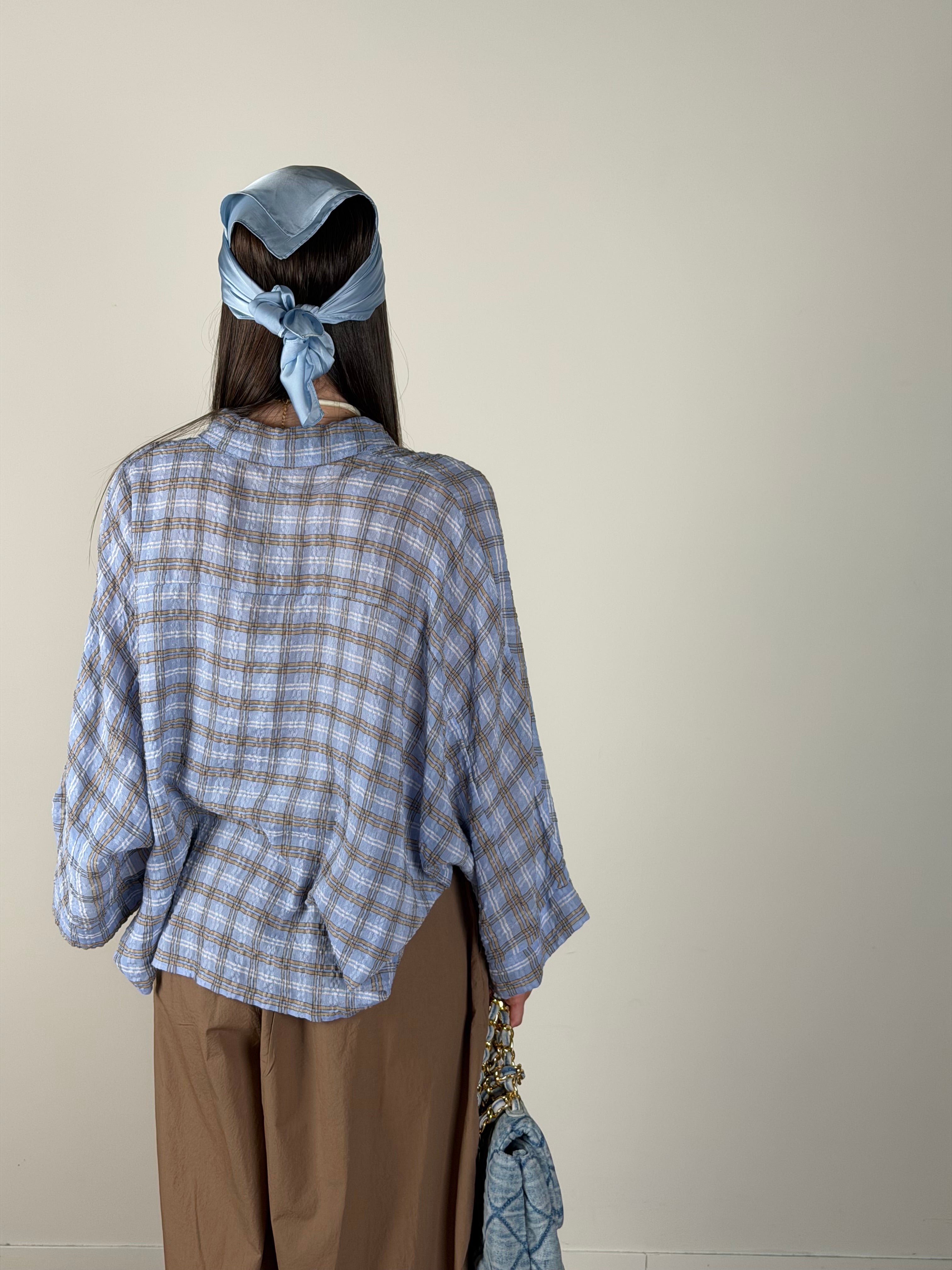 Camicia Grace celeste