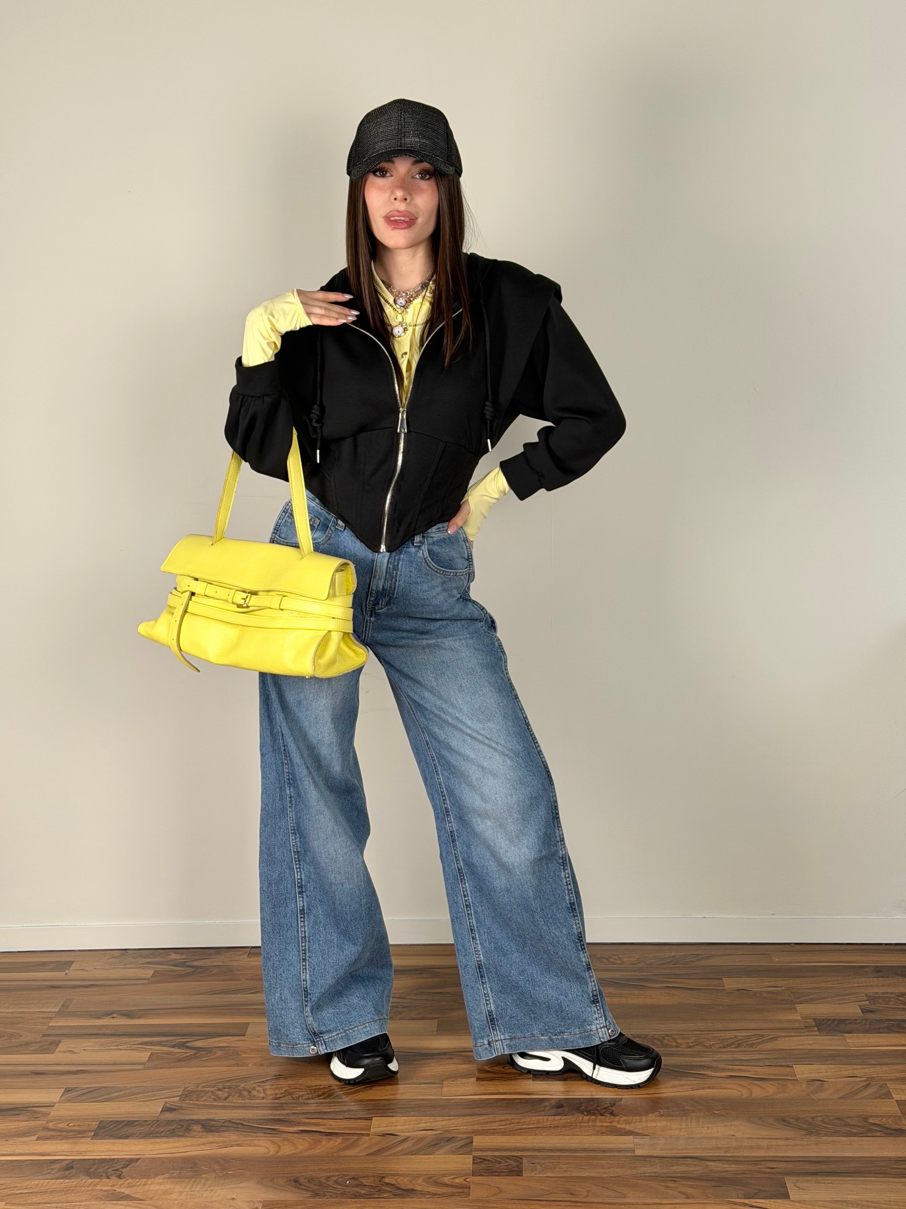 Felpa Rubacuori nera